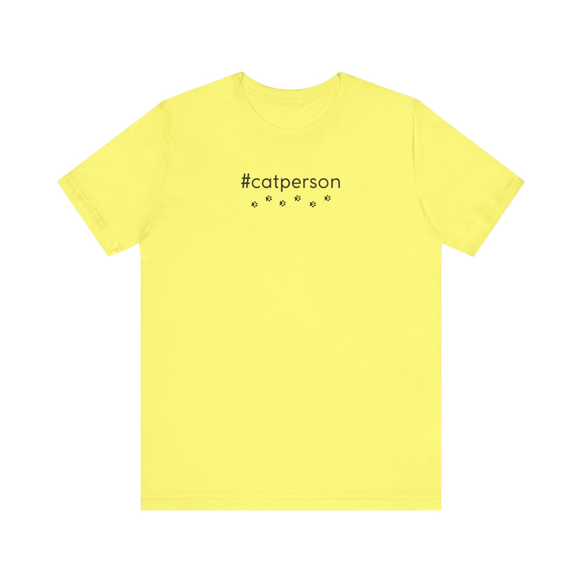 Cat Person Unisex Jersey Short Sleeve Tee - T-Shirt - EpiAl's Shop