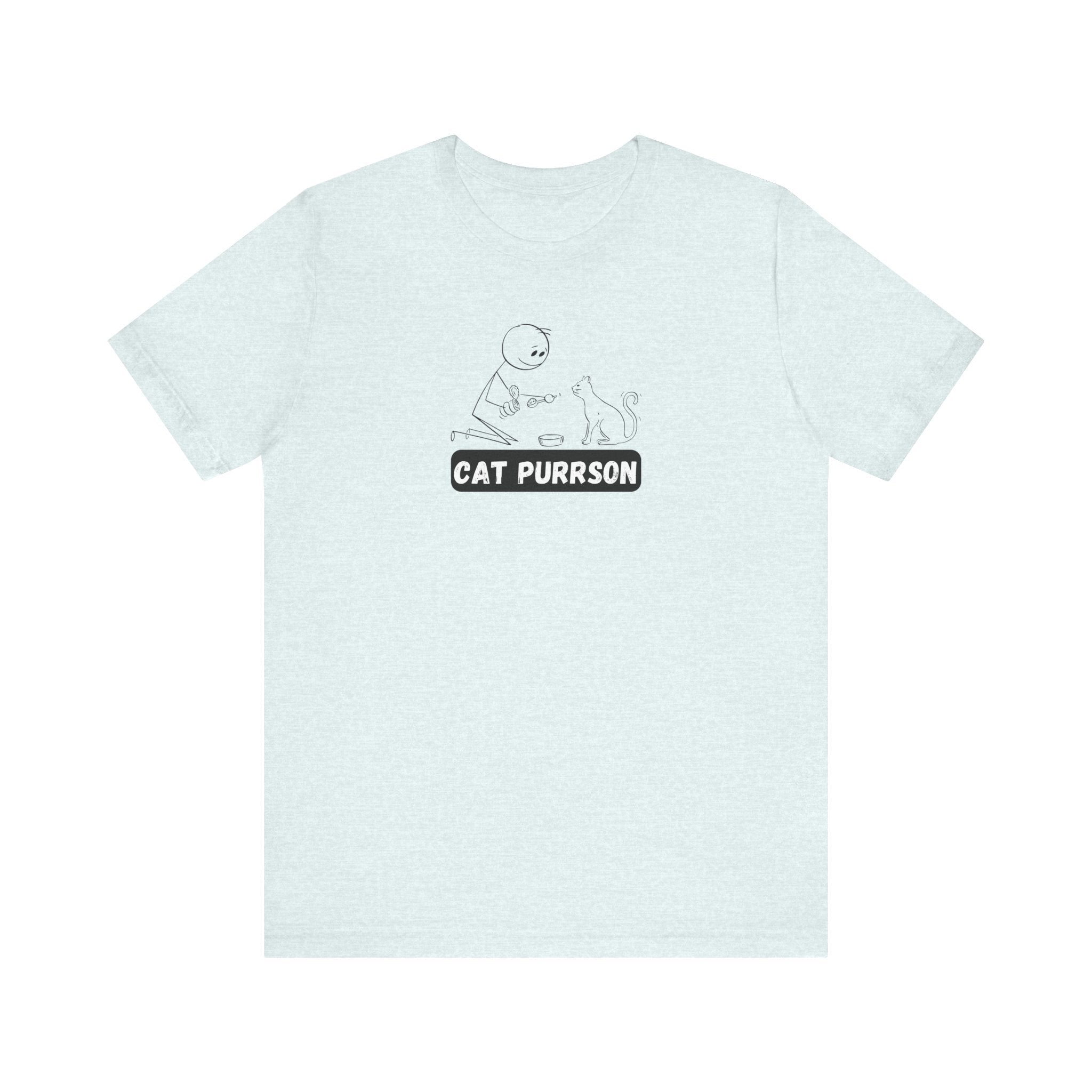 Cat Purrson Unisex Jersey Short Sleeve Tee - EpiAl's Shop