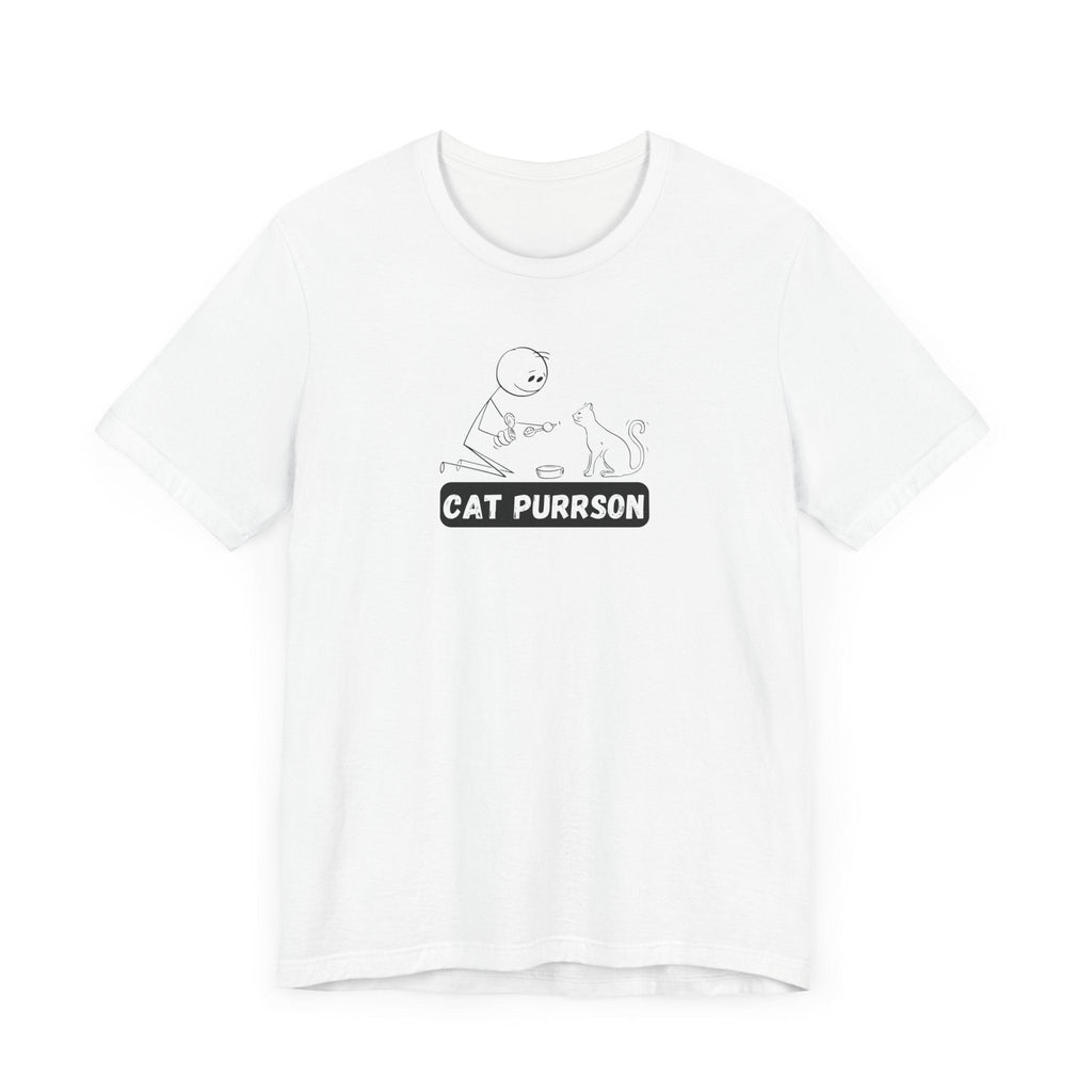 Cat Purrson Unisex Jersey Short Sleeve Tee - T-Shirt - EpiAl's Shop