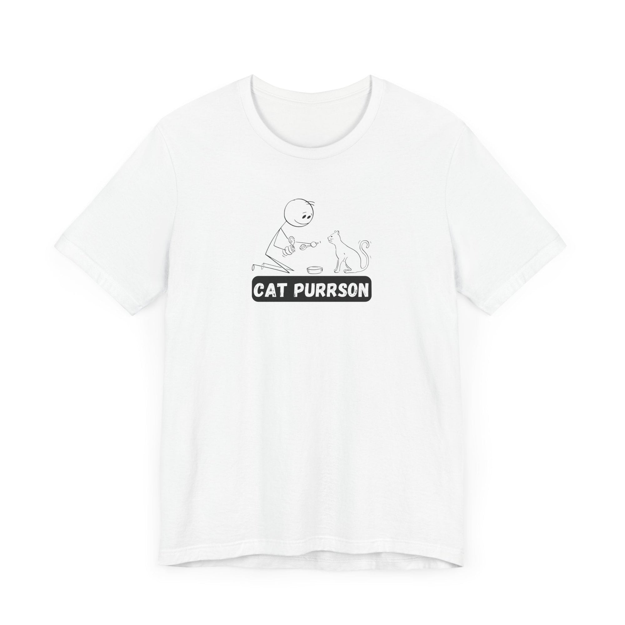 Cat Purrson Unisex Jersey Short Sleeve Tee - T-Shirt - EpiAl's Shop