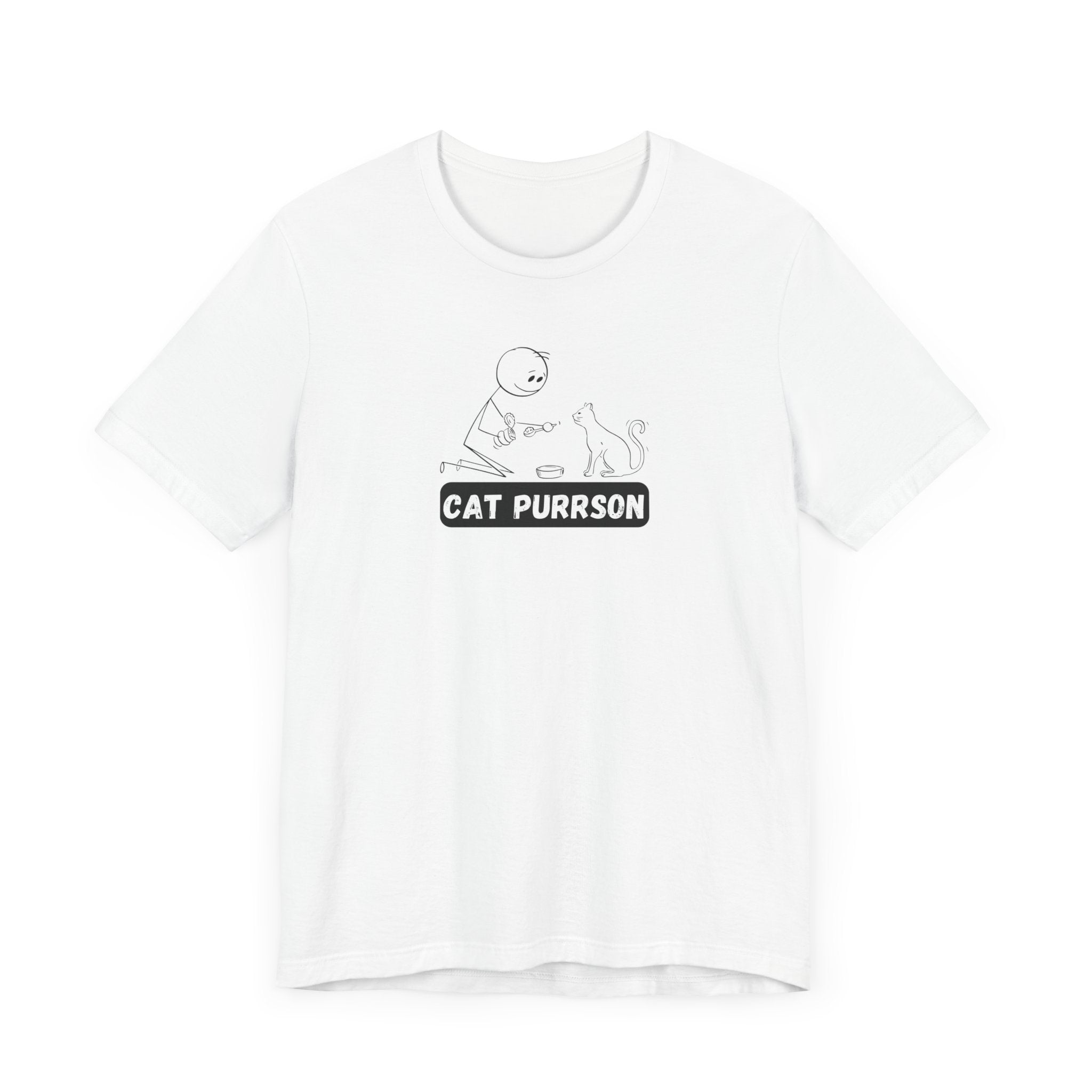 Cat Purrson Unisex Jersey Short Sleeve Tee - EpiAl's Shop