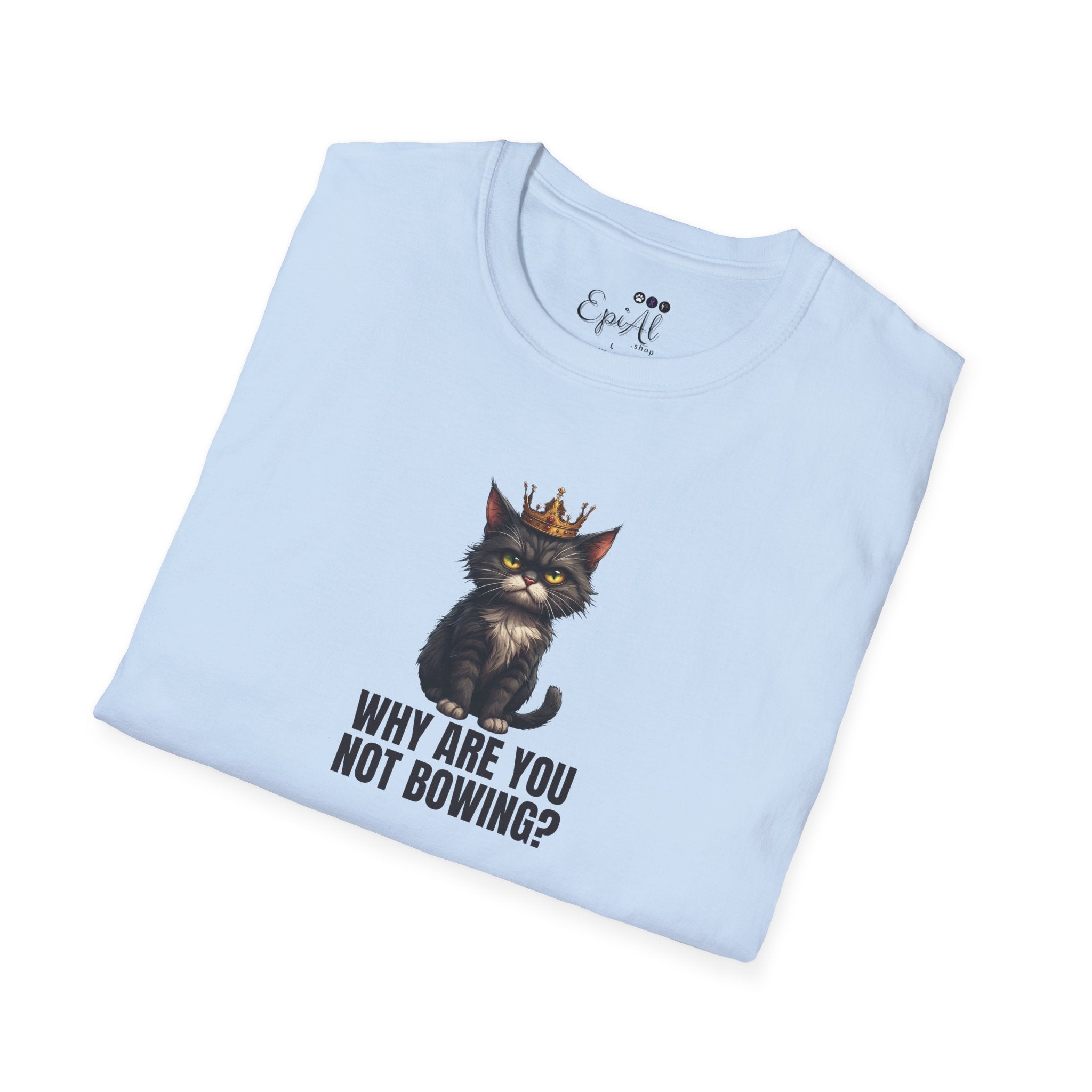 Cat Royalty T-Shirt, Funny Cat Tee - Clothing, T-shirts - EpiAl's Shop