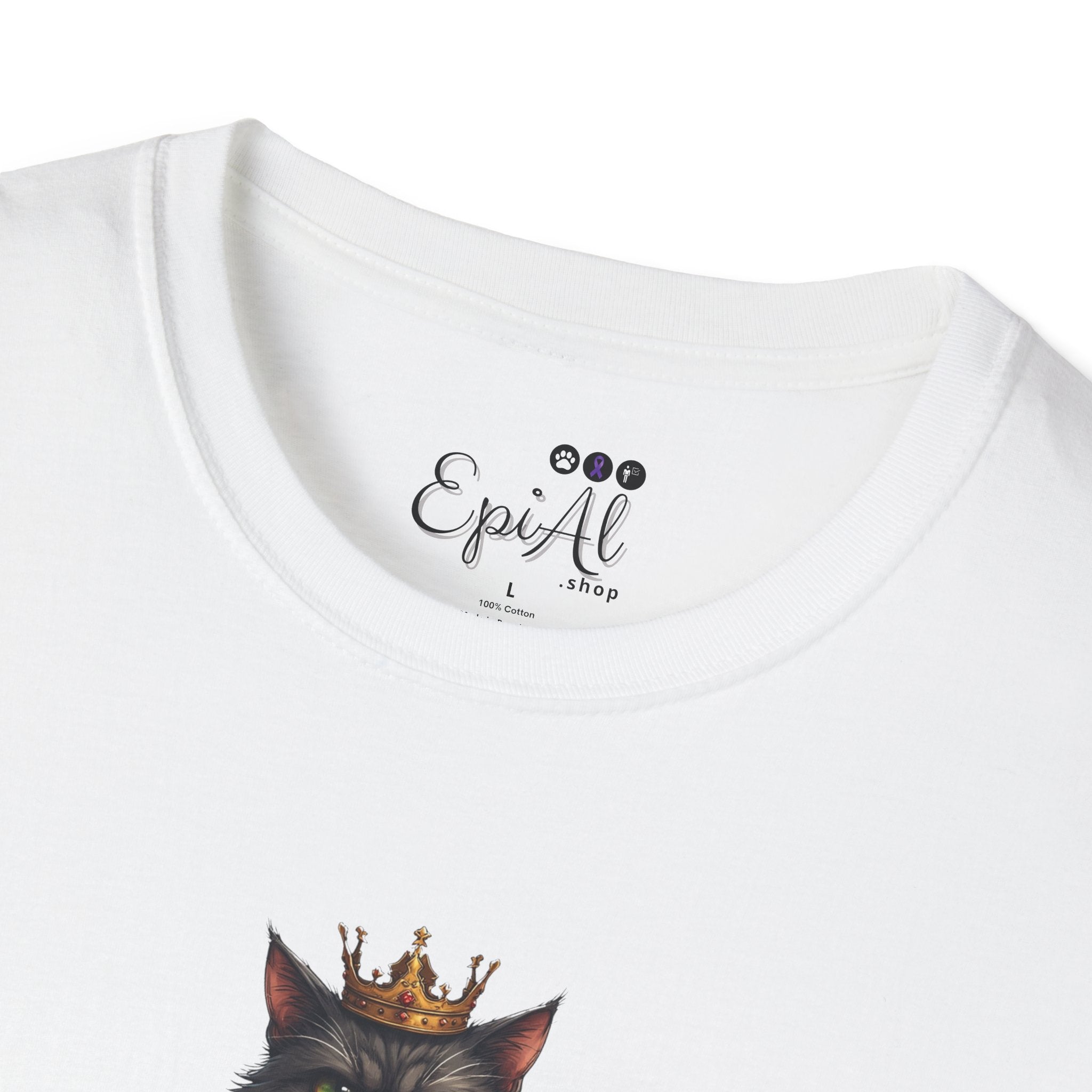 Cat Royalty T-Shirt, Funny Cat Tee - Clothing, T-shirts - EpiAl's Shop