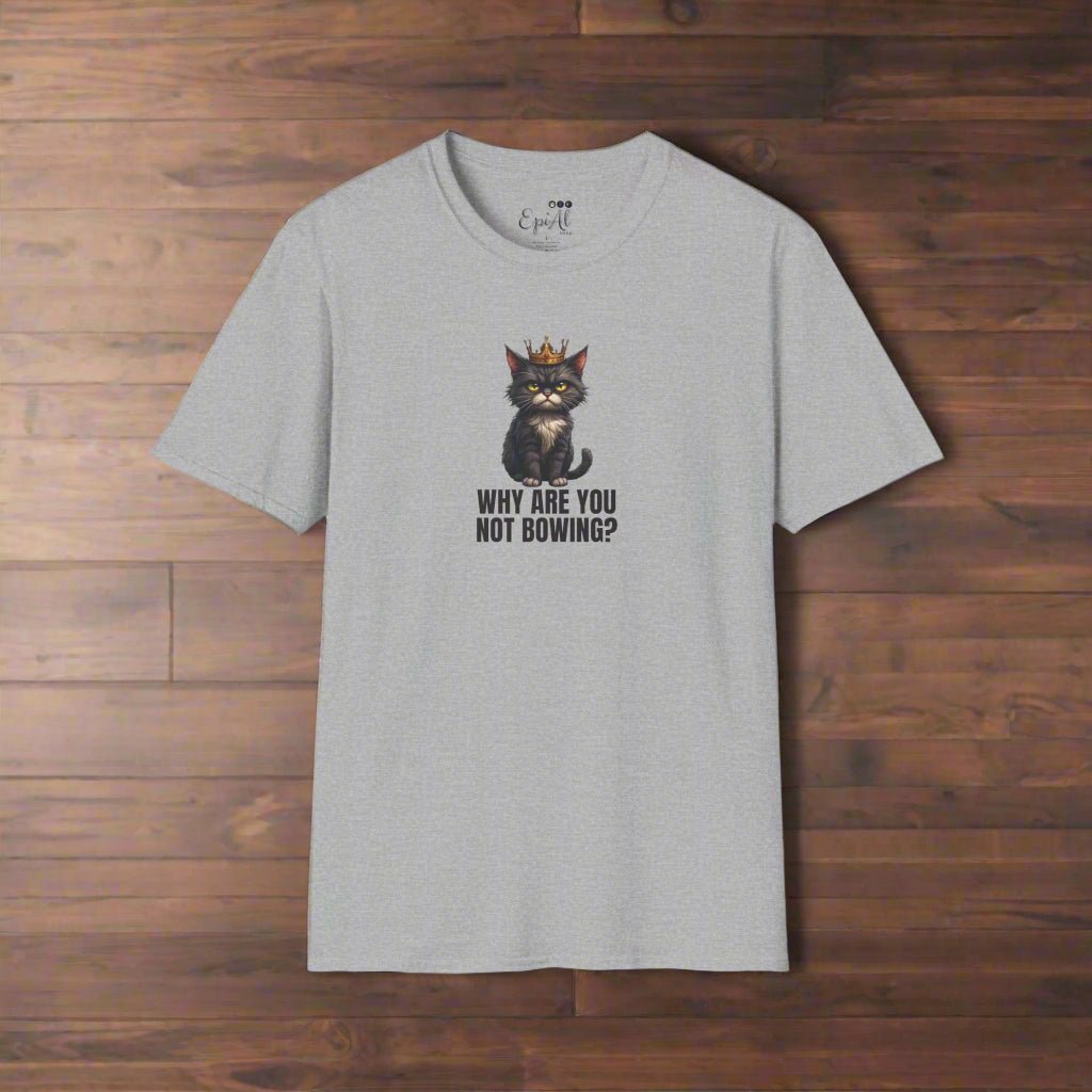 Cat Royalty T-Shirt, Funny Cat Tee - Clothing, T-shirts - EpiAl's Shop