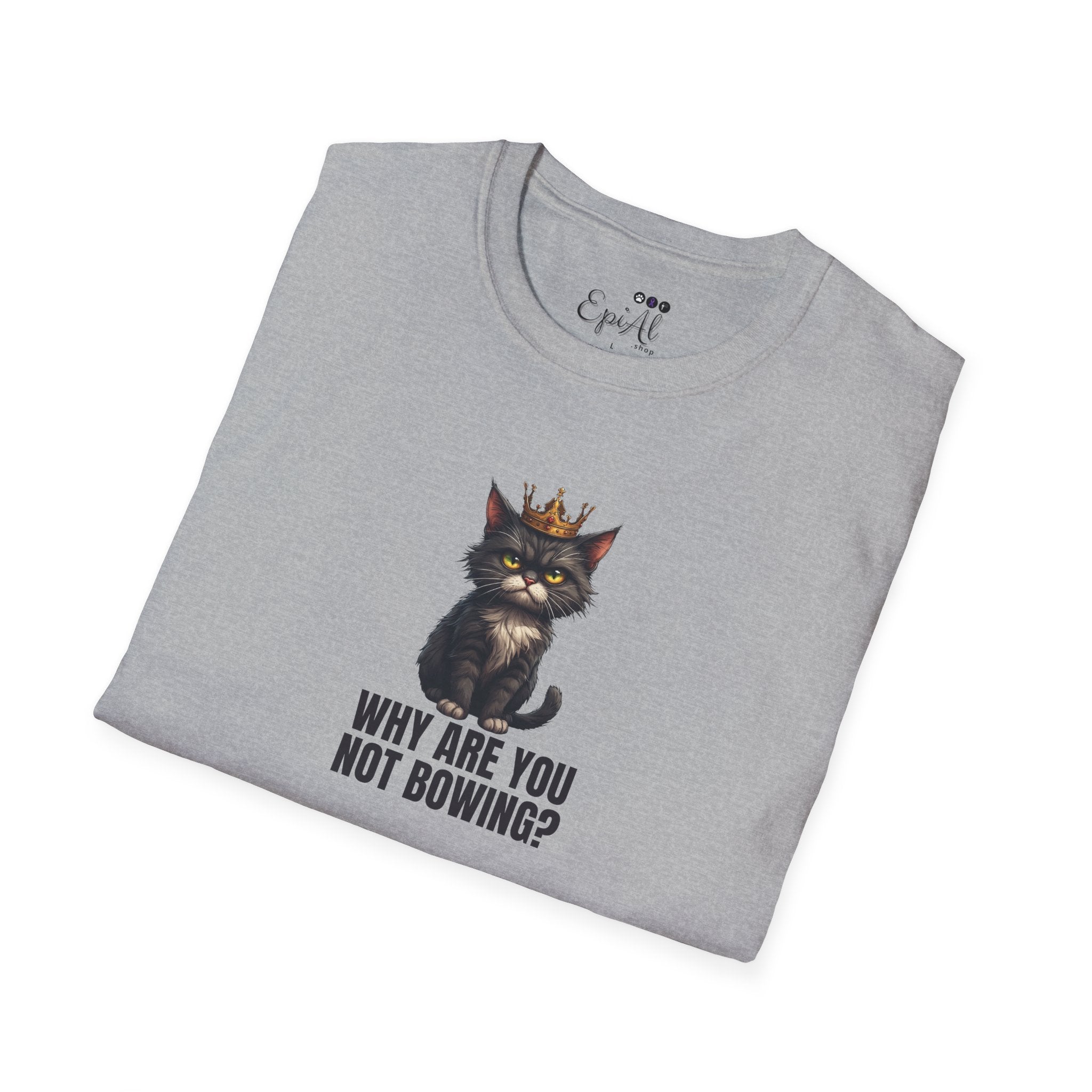 Cat Royalty T-Shirt, Funny Cat Tee - Clothing, T-shirts - EpiAl's Shop