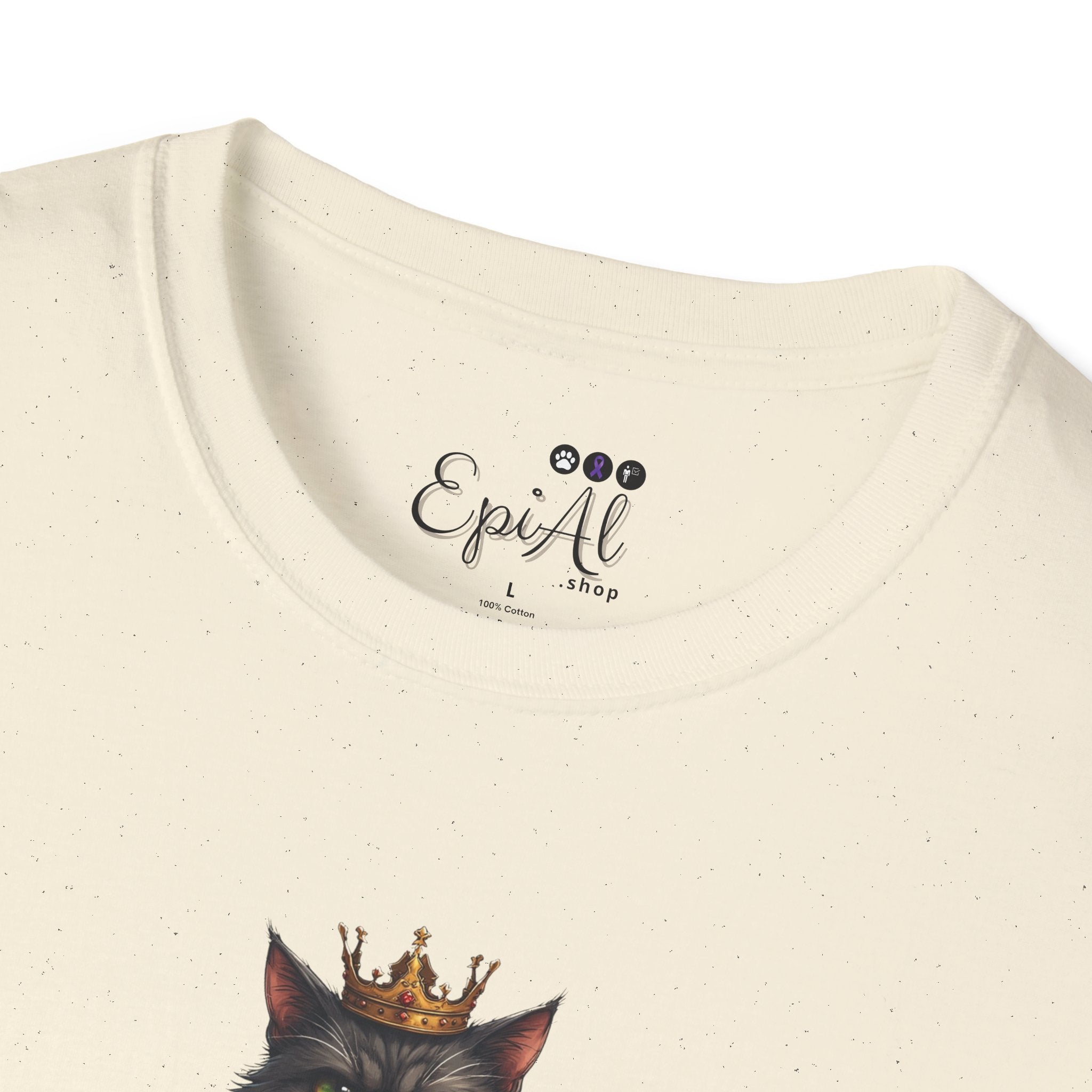 Cat Royalty T-Shirt, Funny Cat Tee - Clothing, T-shirts - EpiAl's Shop