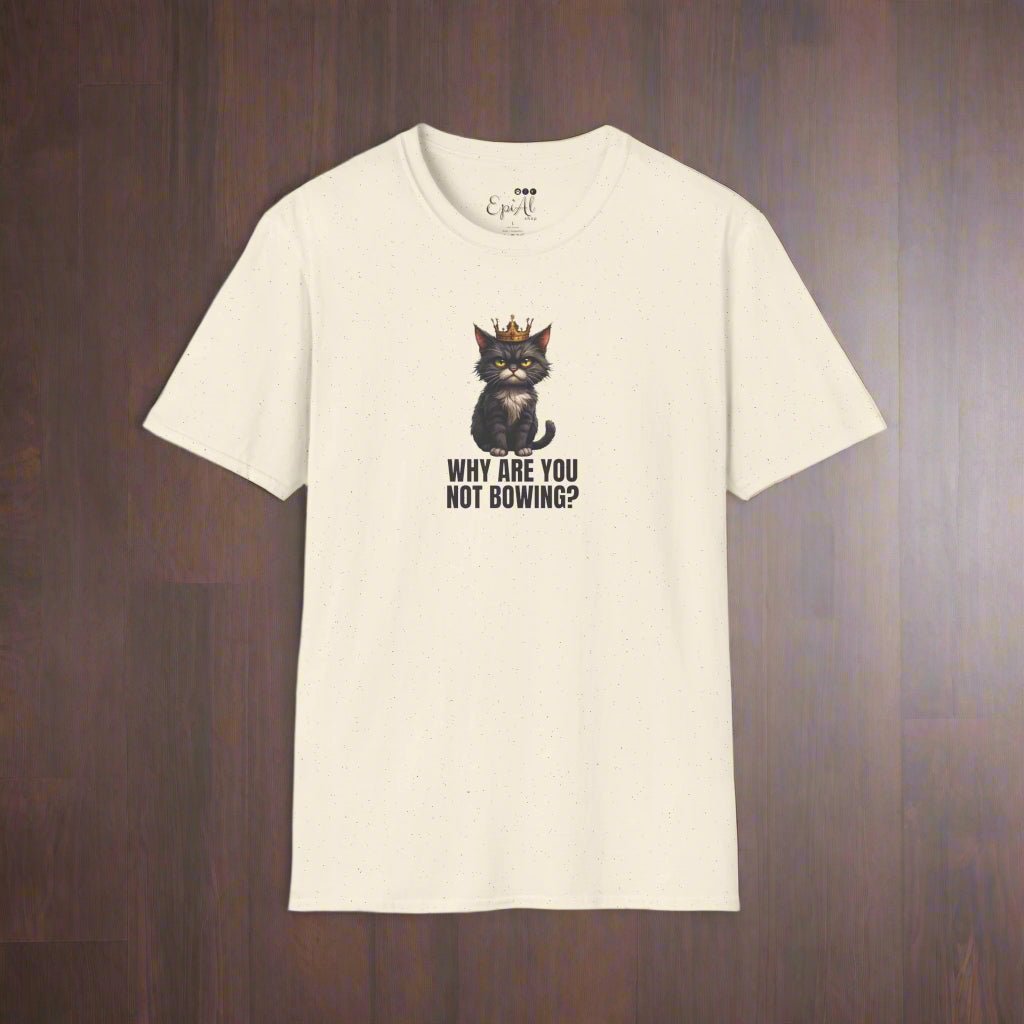 Cat Royalty T-Shirt, Funny Cat Tee - Clothing, T-shirts - EpiAl's Shop