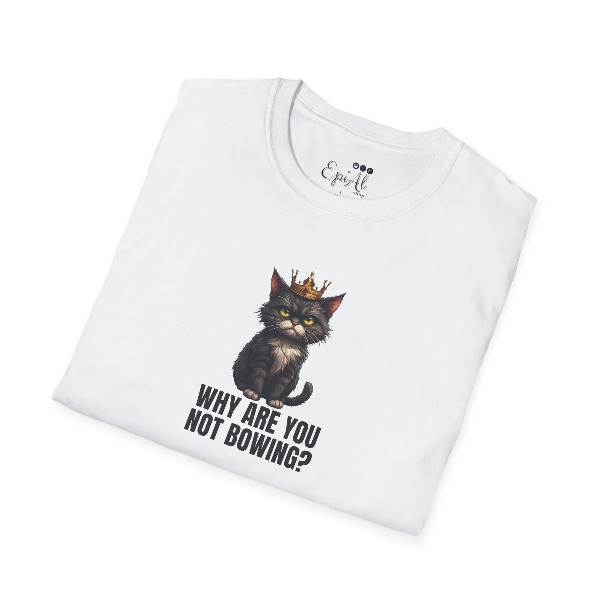 Cat Royalty T-Shirt, Funny Cat Tee - Clothing, T-shirts - EpiAl's Shop