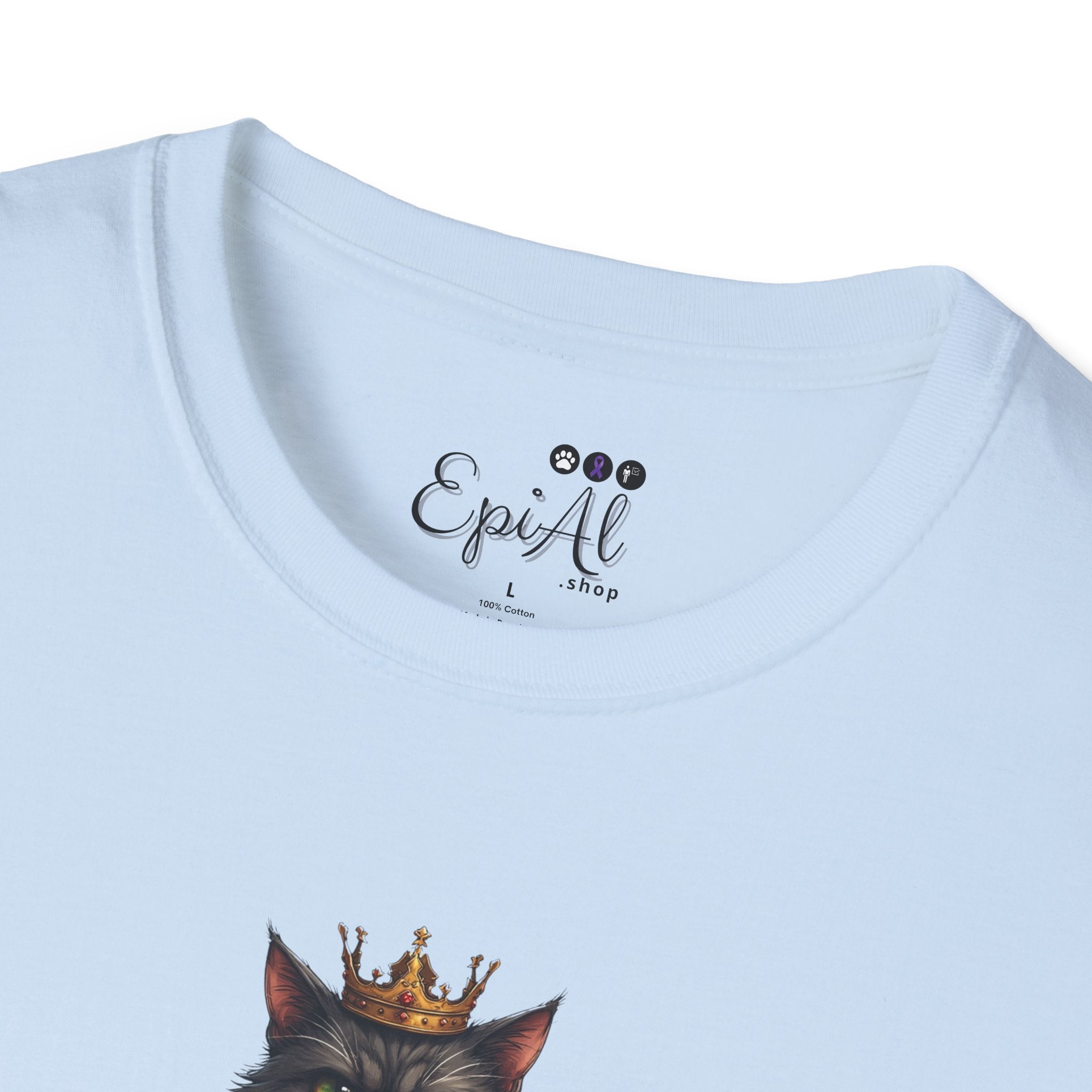 Cat Royalty T-Shirt, Funny Cat Tee - Clothing, T-shirts - EpiAl's Shop