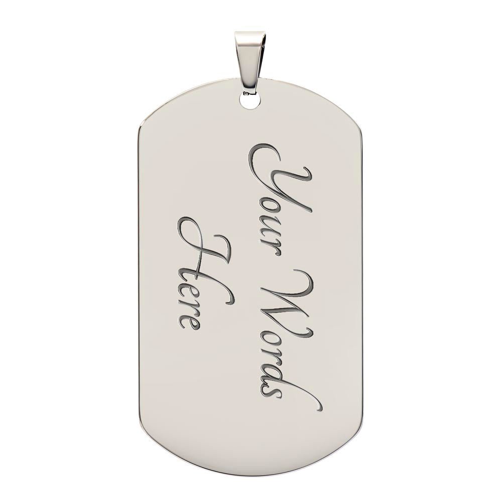 Cat Scratch Dog Tag Necklace - Jewelry - Epileptic Al’s Shop