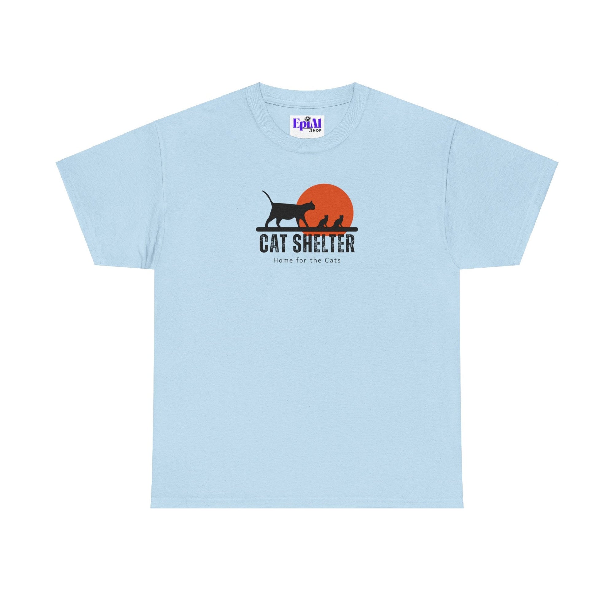 Cat Shelter Unisex Heavy Cotton Tee - T - Shirt - Epileptic Al’s Shop