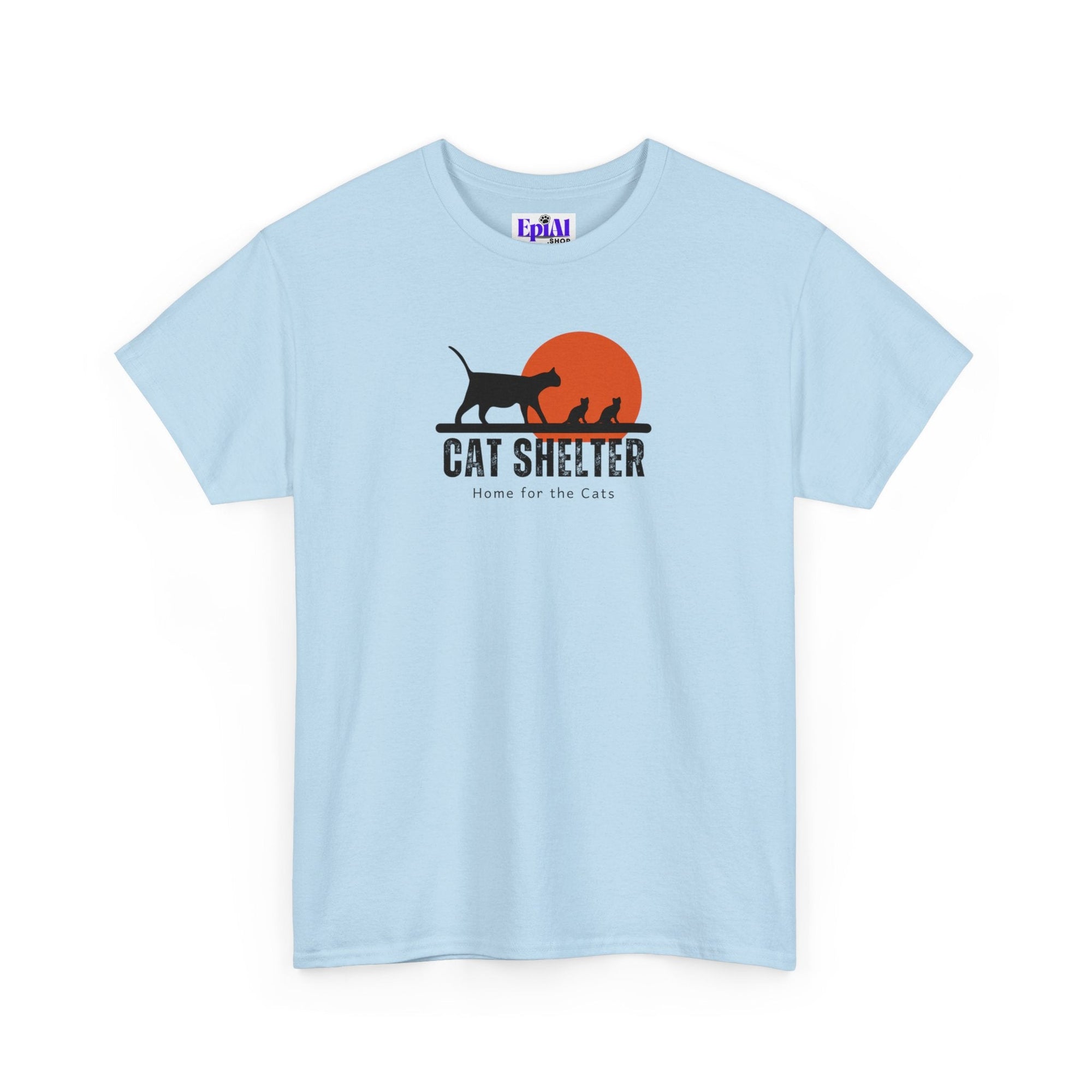Cat Shelter Unisex Heavy Cotton Tee - T - Shirt - Epileptic Al’s Shop
