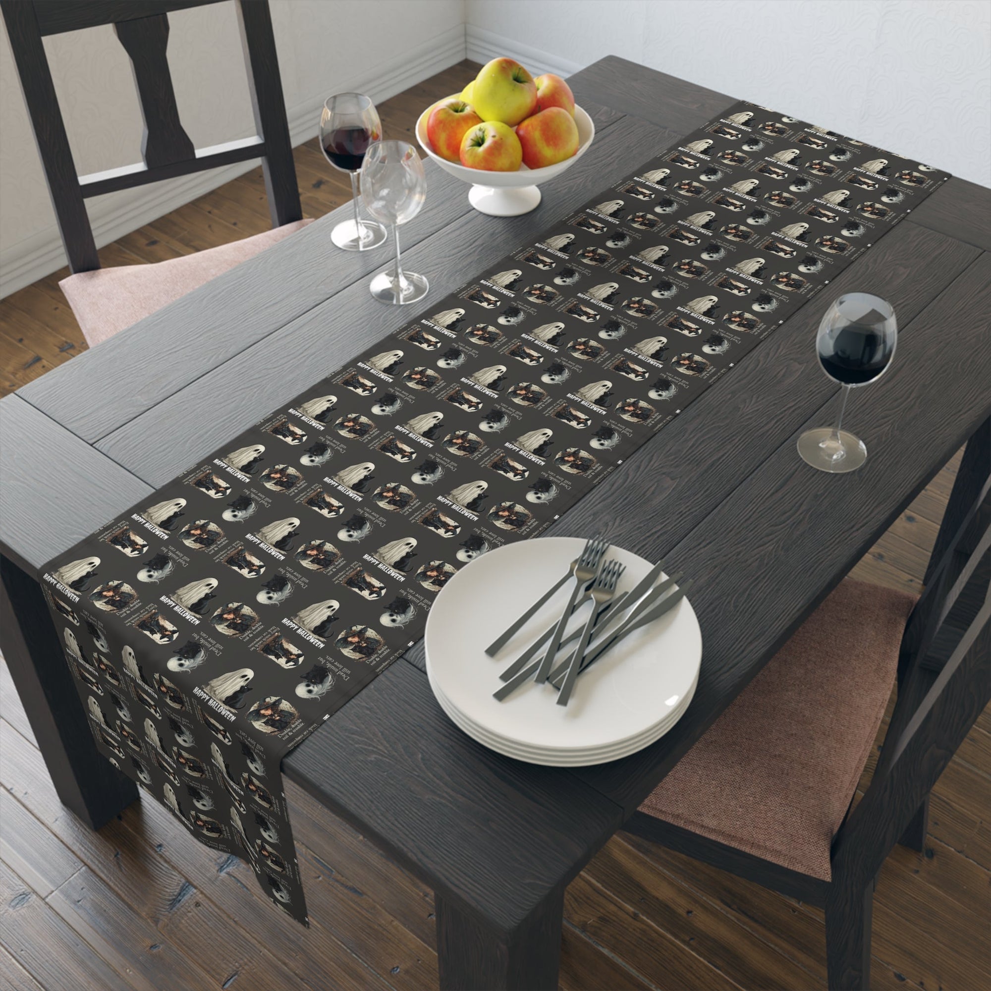 Cat - Themed Halloween Table Runner - Decor, Dining, Table Decor - EpiAl's Shop