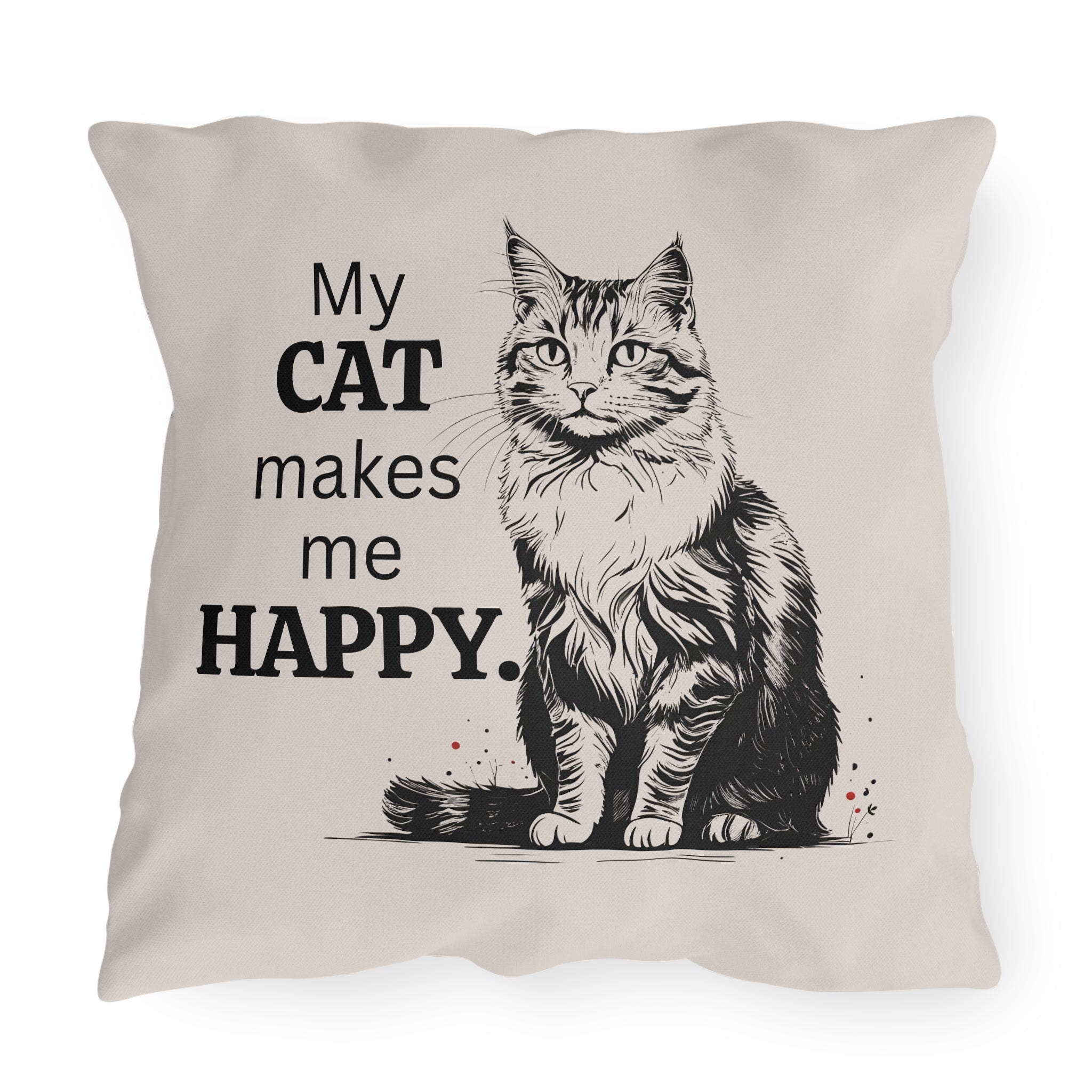 Cat - Themed Outdoor Pillows, Cozy Decor for Cat Lovers - Decor, Home, Pillows - EpiAl's Shop