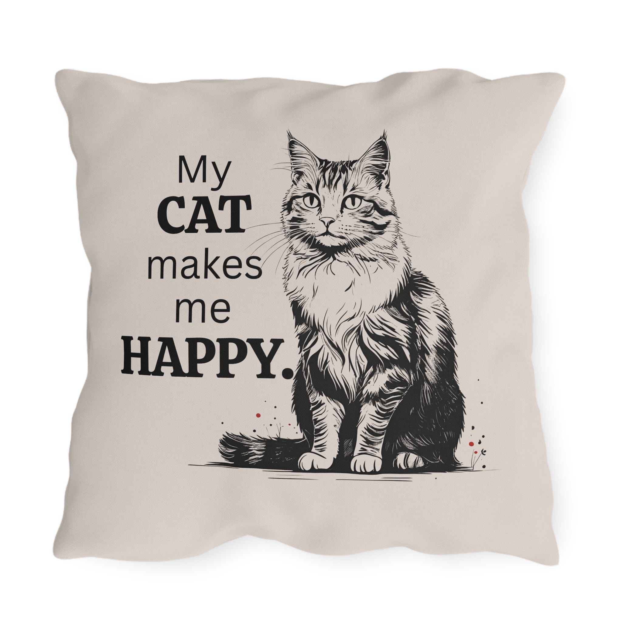 Cat - Themed Outdoor Pillows, Cozy Decor for Cat Lovers - Decor, Home, Pillows - EpiAl's Shop