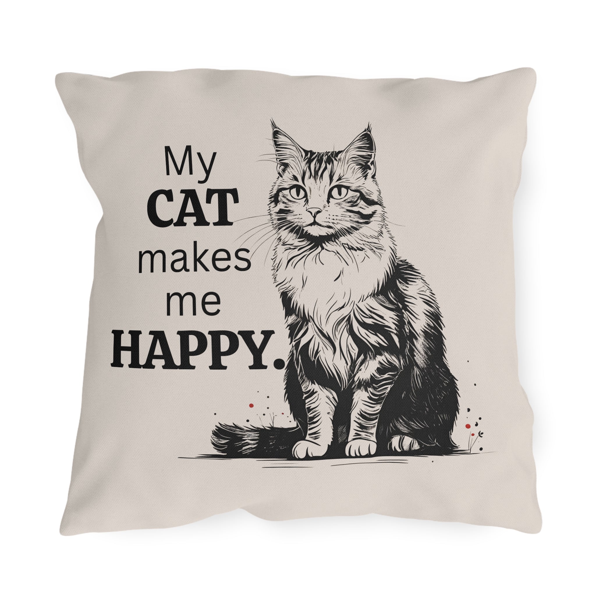 Cat - Themed Outdoor Pillows, Cozy Decor for Cat Lovers - Decor, Home, Pillows - EpiAl's Shop