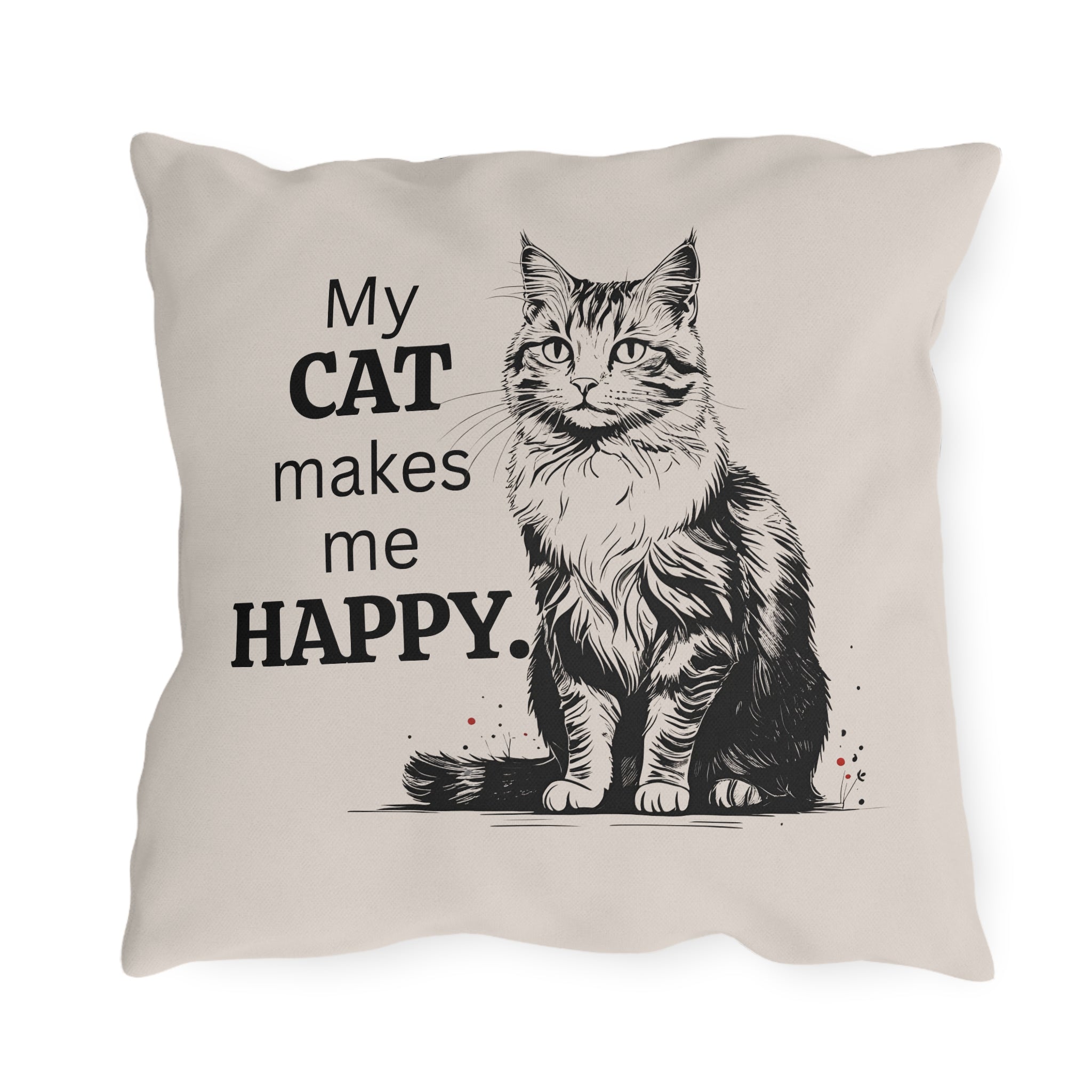 Cat - Themed Outdoor Pillows, Cozy Decor for Cat Lovers - Decor, Home, Pillows - EpiAl's Shop