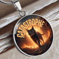 CATastrophe Small Pendant Necklace - Jewelry, Necklaces - EpiAl's Shop