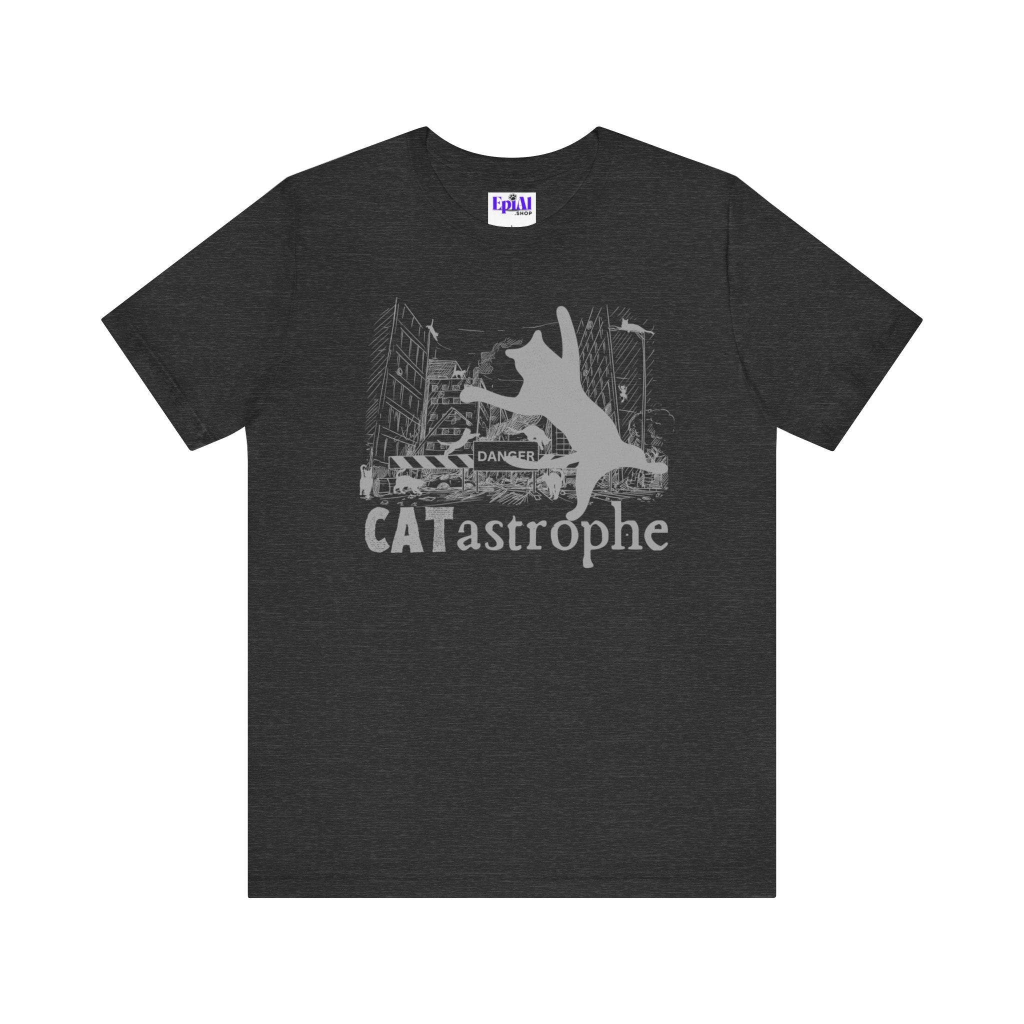Catastrophe Unisex Jersey Short Sleeve Tee - T - Shirt - Epileptic Al’s Shop