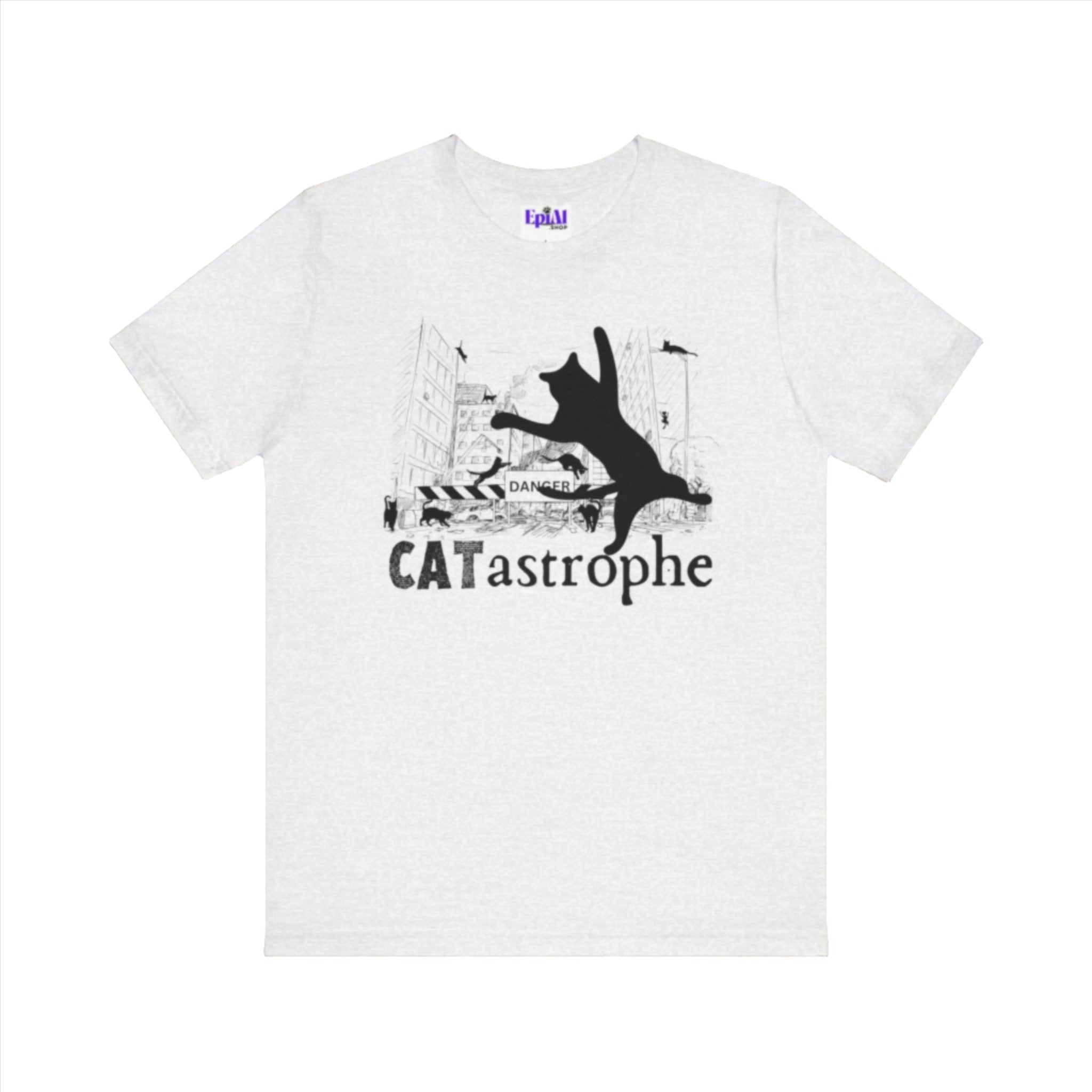 Catastrophe Unisex Jersey Short Sleeve Tee - T - Shirt - Epileptic Al’s Shop