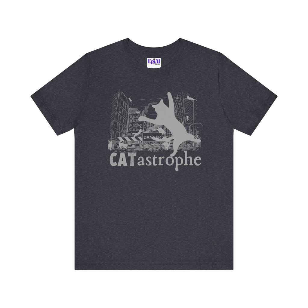 Catastrophe Unisex Jersey Short Sleeve Tee - T - Shirt - Epileptic Al’s Shop
