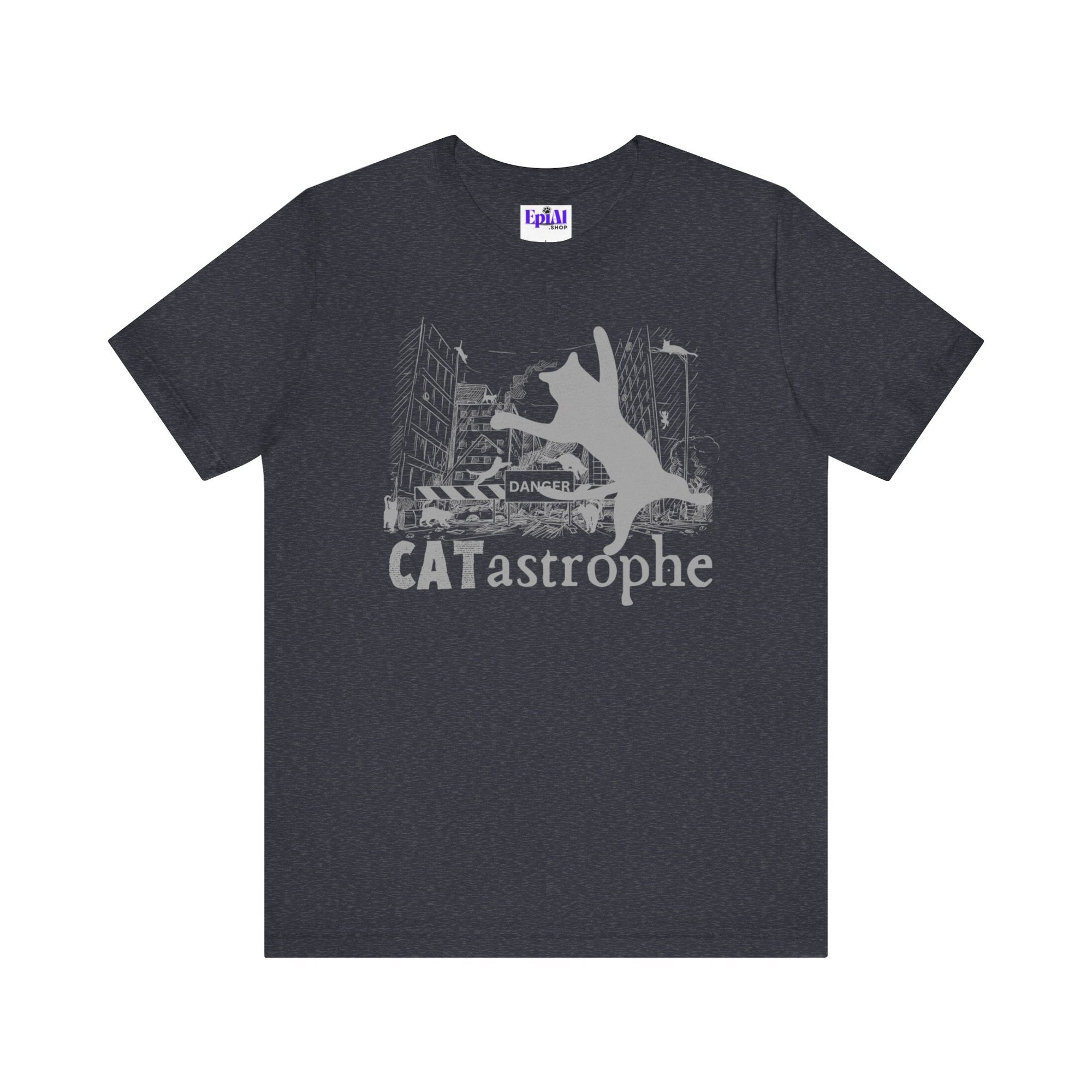 Catastrophe Unisex Jersey Short Sleeve Tee - T - Shirt - Epileptic Al’s Shop