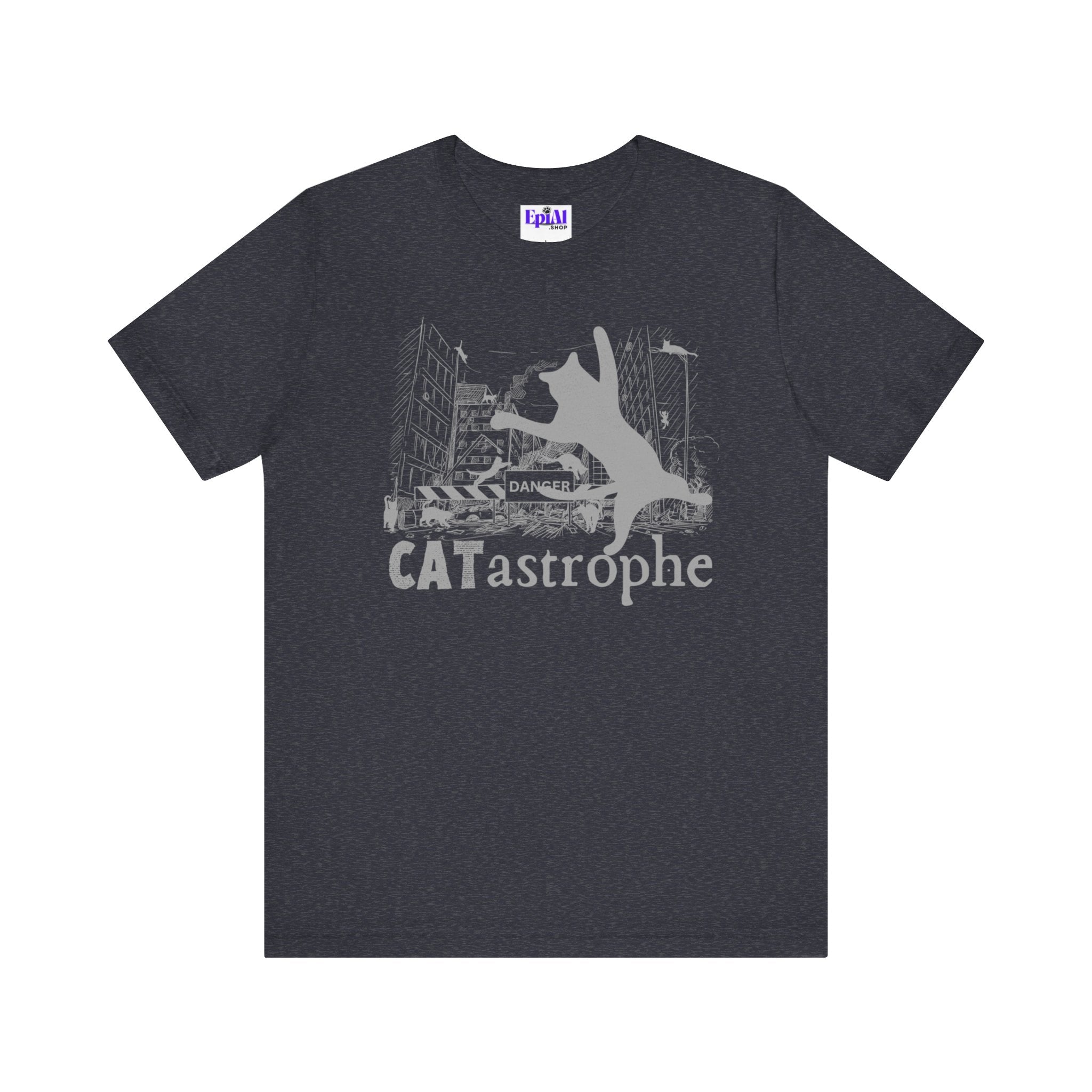 Catastrophe Unisex Jersey Short Sleeve Tee - T - Shirt - Epileptic Al’s Shop