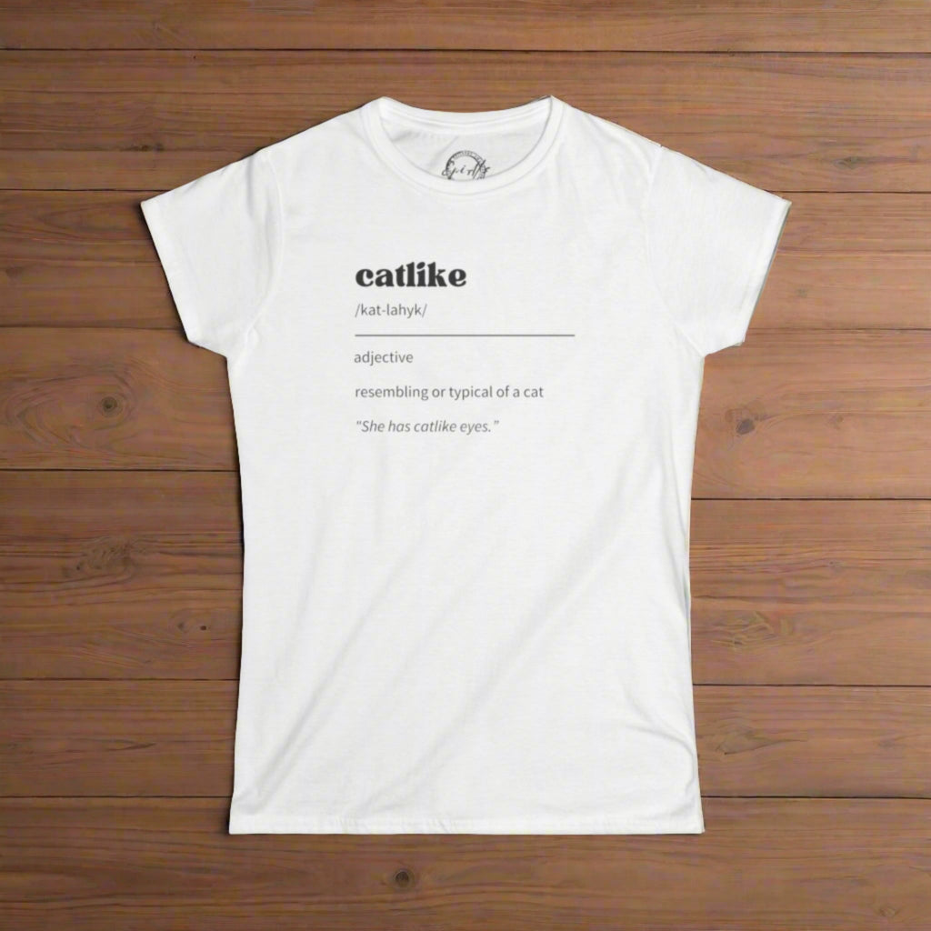 Catlike Definition Women's Softstyle Tee - T - Shirt - Epileptic Al’s Shop