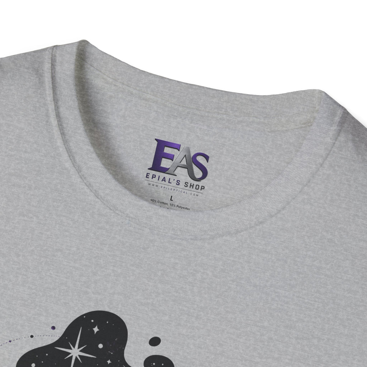 Catmosphere Cosmic Cat T-Shirt | Celestial Black Cat Graphic Tee - Clothing, Women, T-Shirts - EpiAl's Shop