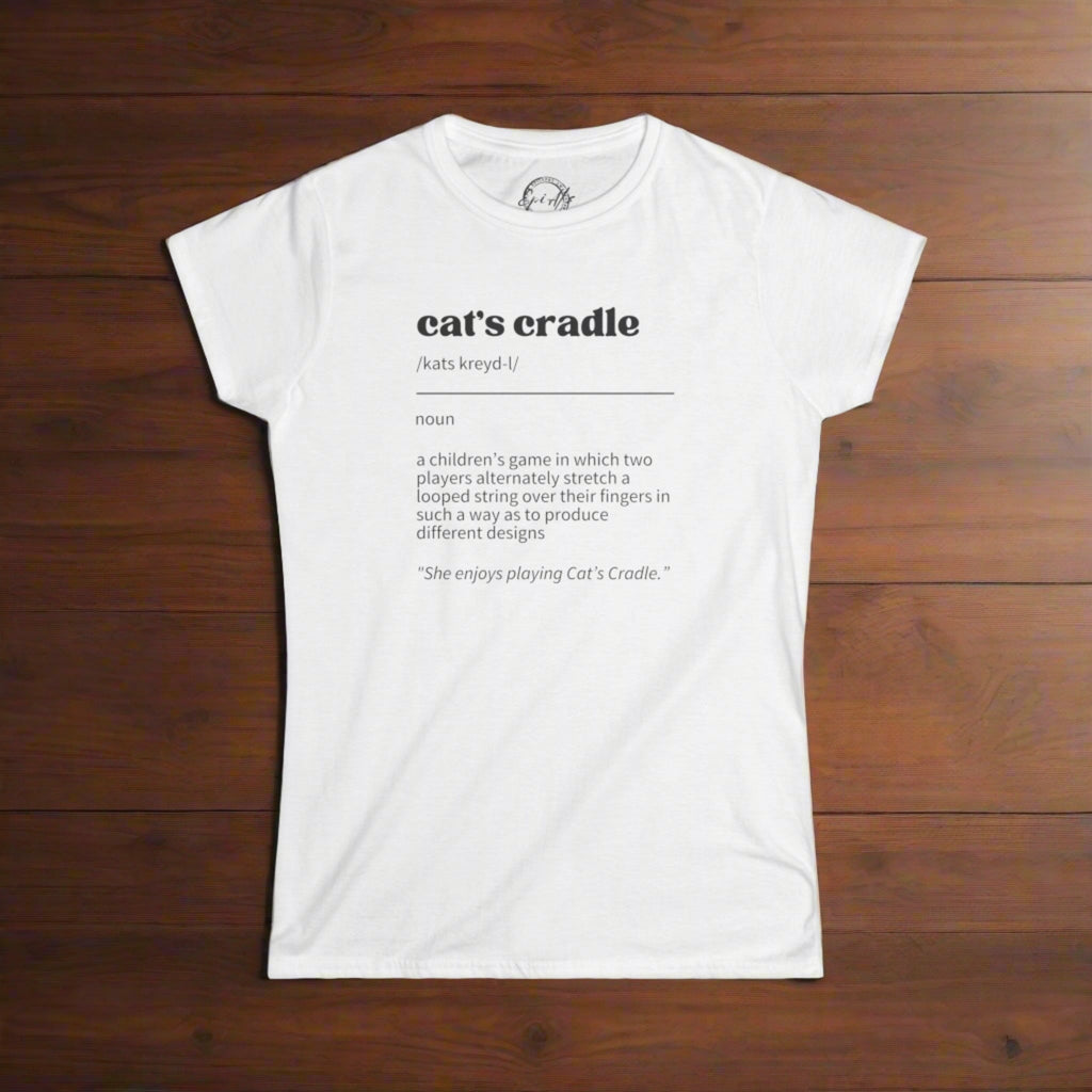 Cat's Cradle Definition Women's Softstyle Tee - T - Shirt - Epileptic Al’s Shop