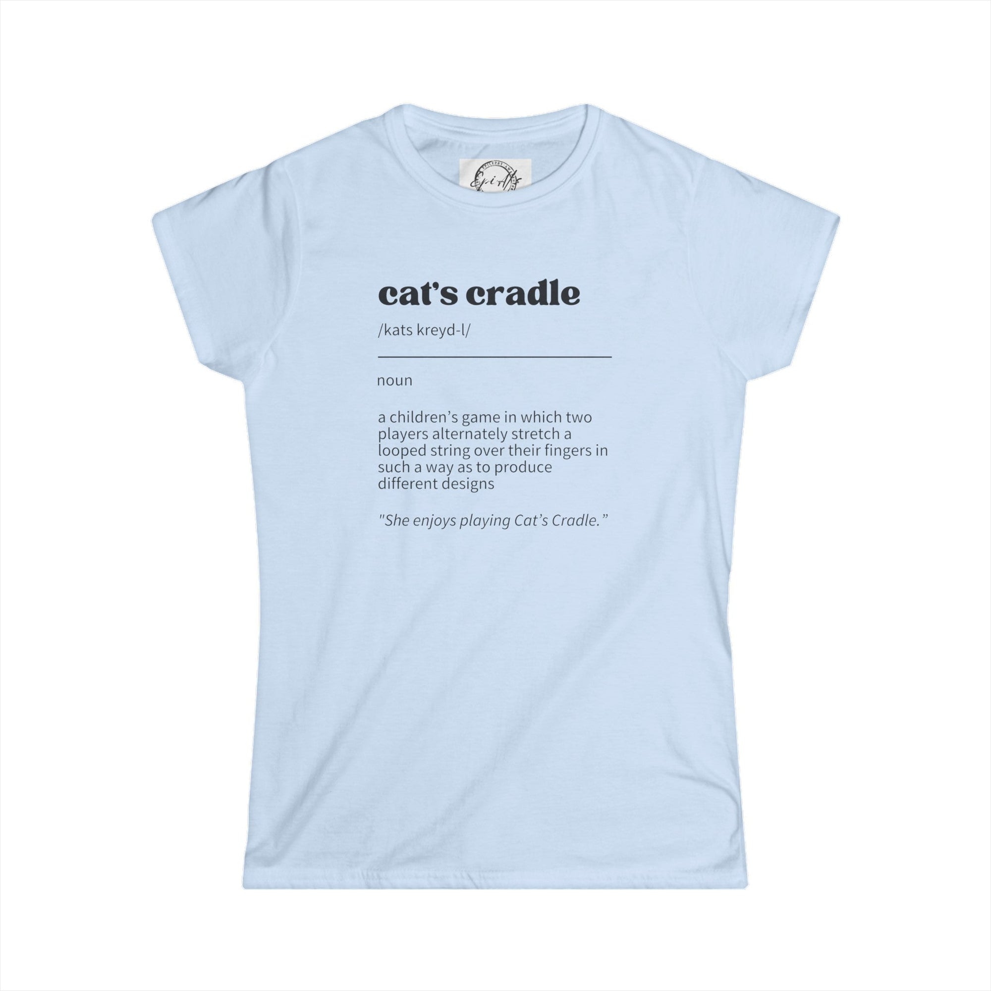 Cat's Cradle Definition Women's Softstyle Tee - T - Shirt - Epileptic Al’s Shop