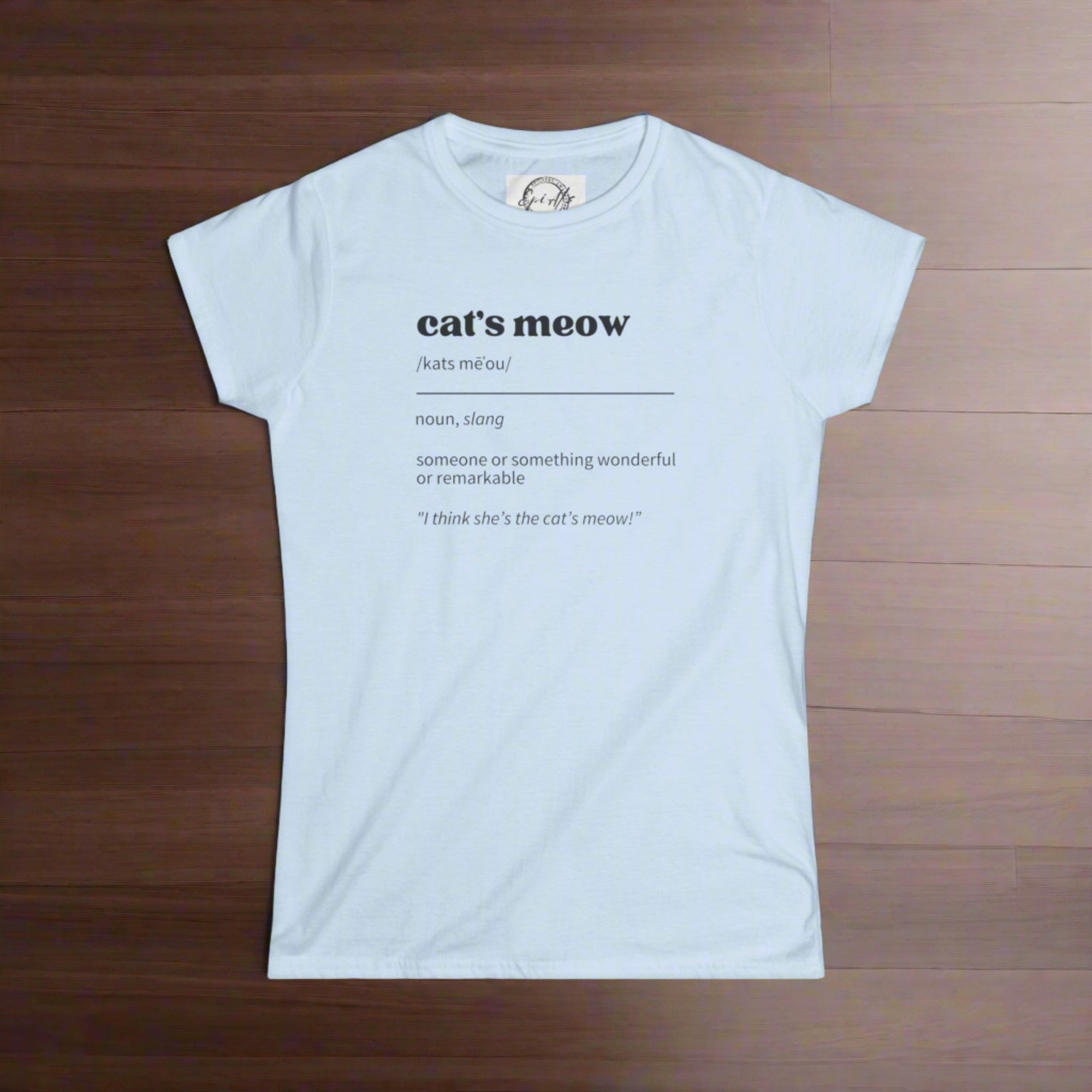 Cat's Meow Definition Women's Softstyle Tee - T - Shirt - Epileptic Al’s Shop