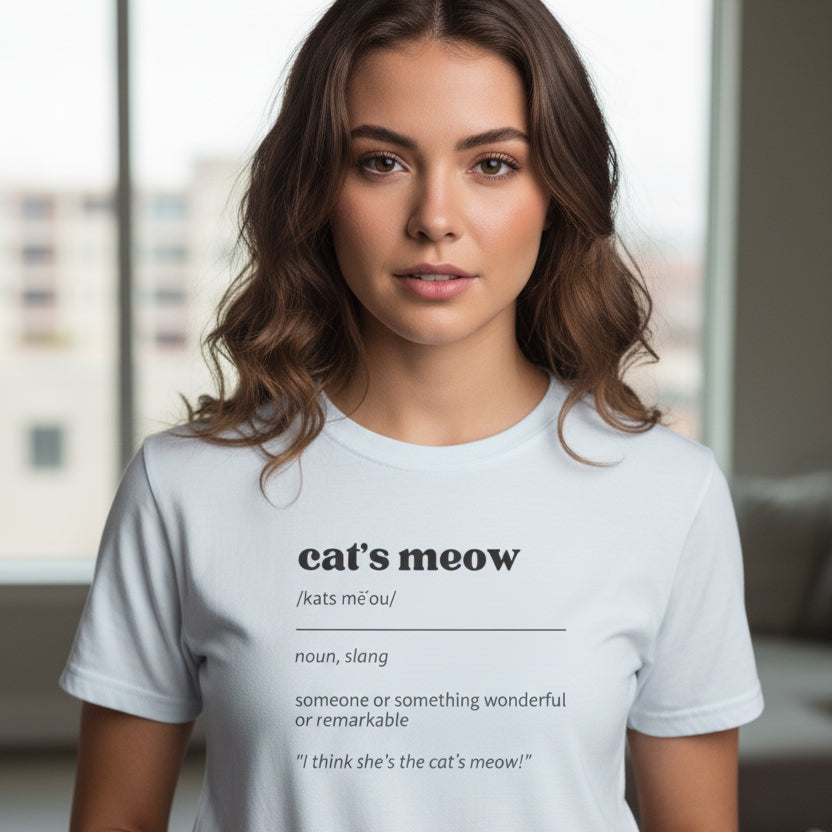 Cat's Meow Definition Women's Softstyle Tee - T - Shirt - Epileptic Al’s Shop