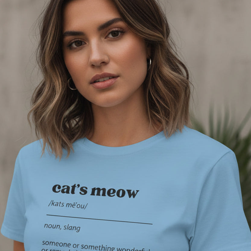 Cat's Meow Definition Women's Softstyle Tee - T - Shirt - Epileptic Al’s Shop