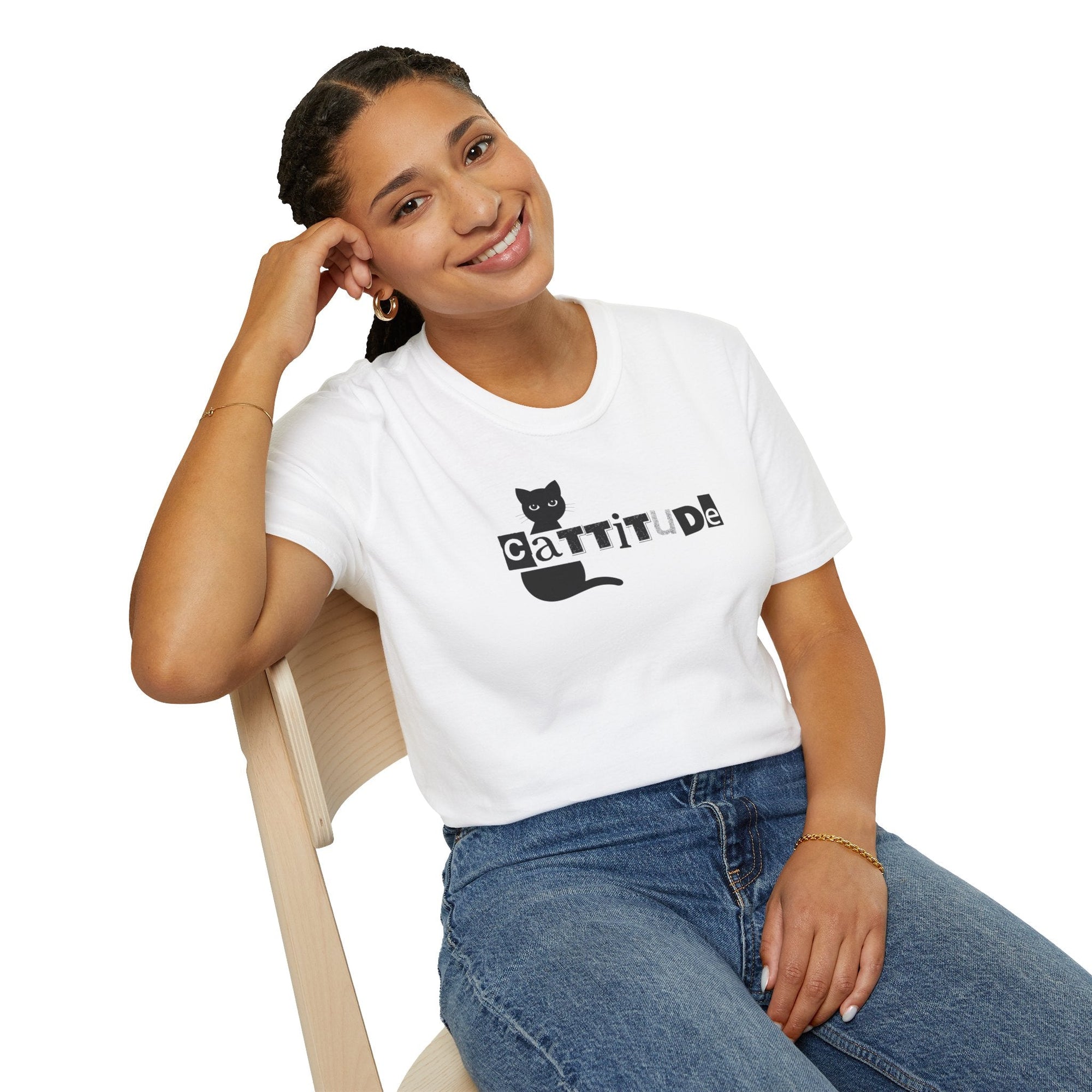 Cattitude Unisex Softstyle T - Shirt - T - Shirt - Epileptic Al’s Shop