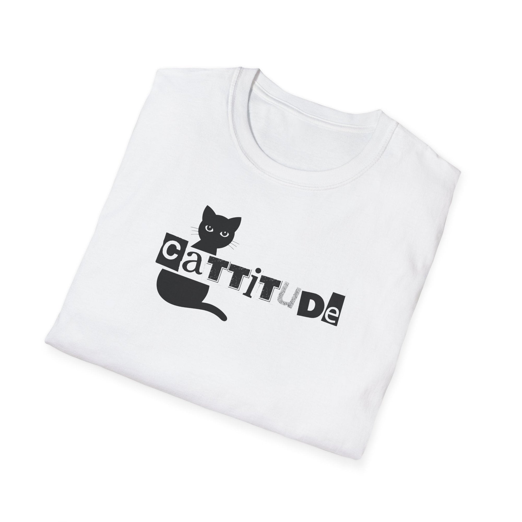 Cattitude Unisex Softstyle T - Shirt - T - Shirt - Epileptic Al’s Shop