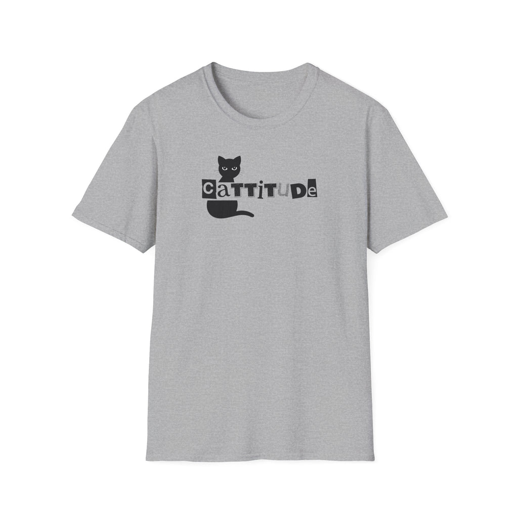 Cattitude Unisex Softstyle T - Shirt - T - Shirt - Epileptic Al’s Shop