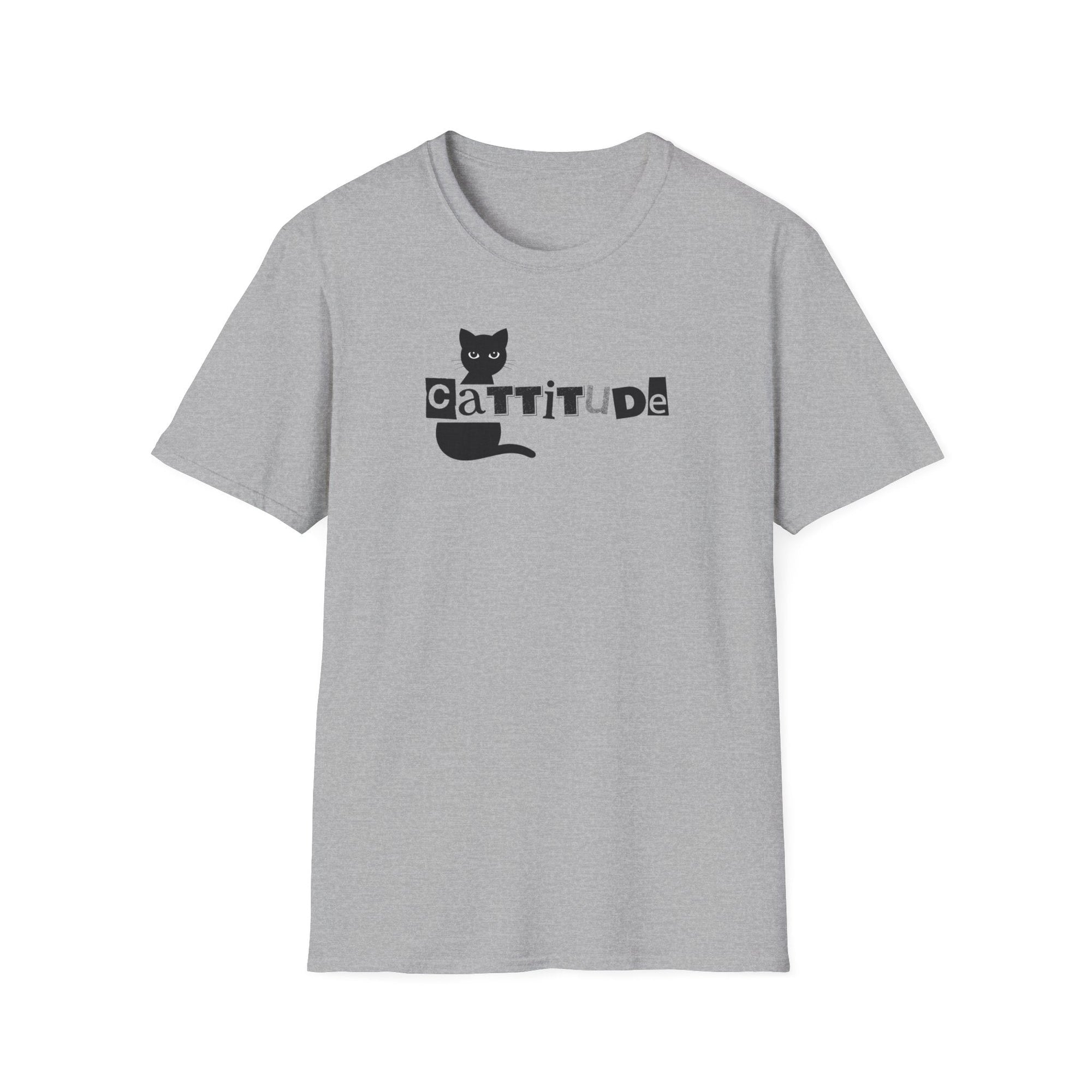 Cattitude Unisex Softstyle T - Shirt - T - Shirt - Epileptic Al’s Shop