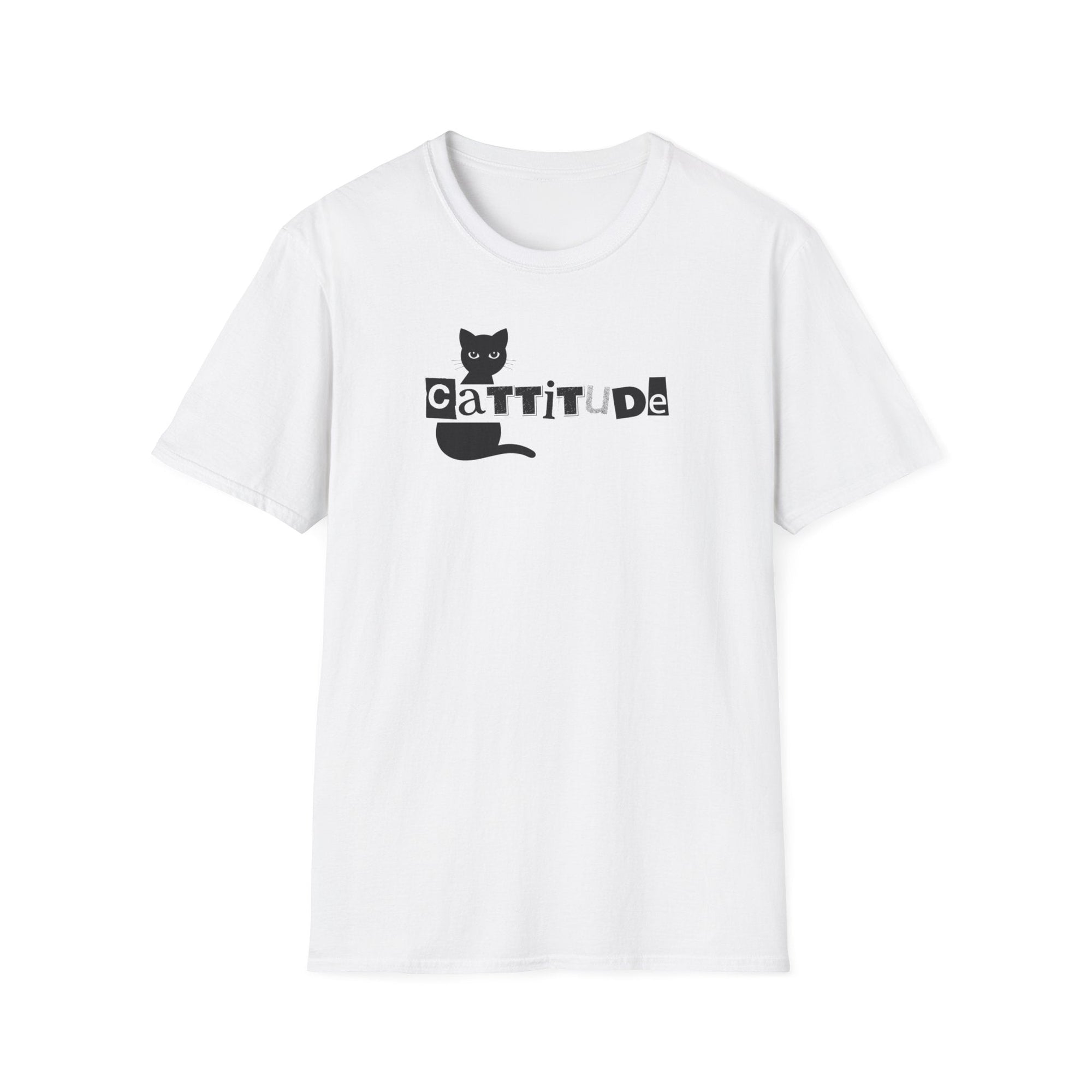 Cattitude Unisex Softstyle T - Shirt - T - Shirt - Epileptic Al’s Shop