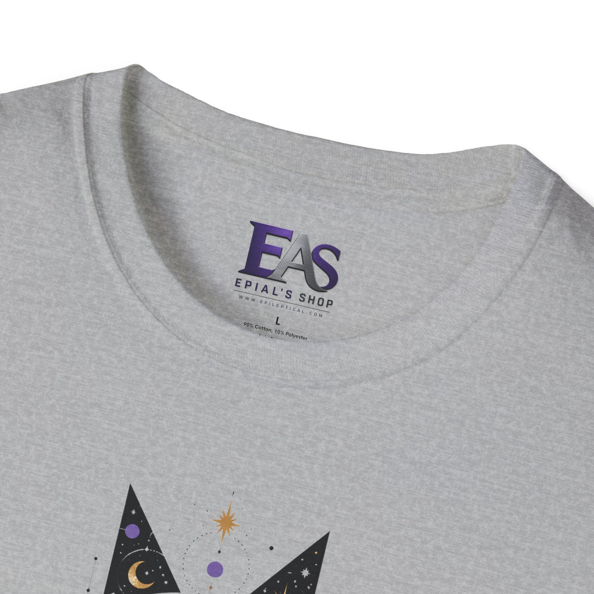 Celestial Cat T-Shirt | Mystical Cosmic Cat Graphic Tee - Clothing, Women, T-Shirts - EpiAl's Shop