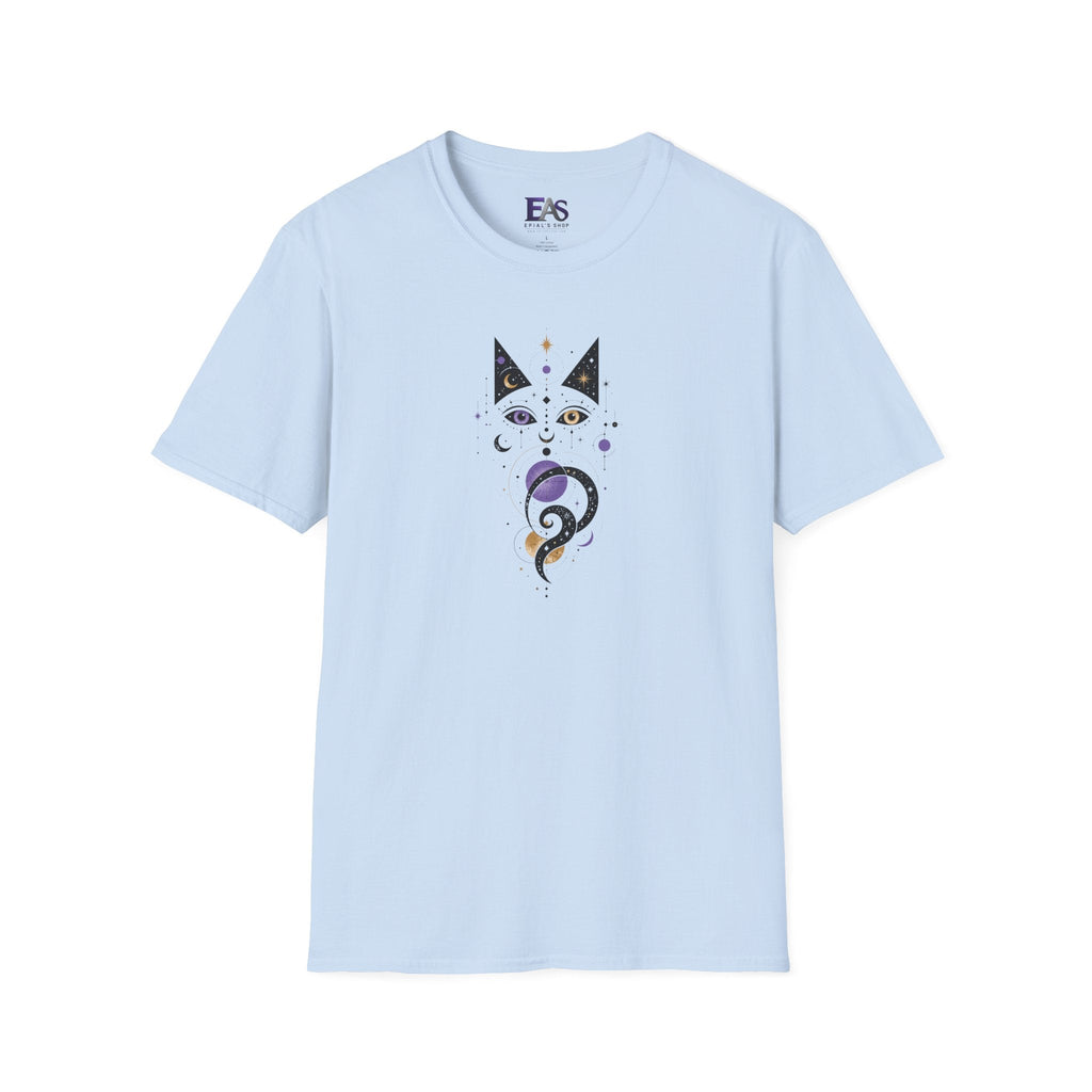 Celestial Cat T-Shirt | Mystical Cosmic Cat Graphic Tee - Clothing, Women, T-Shirts - EpiAl's Shop