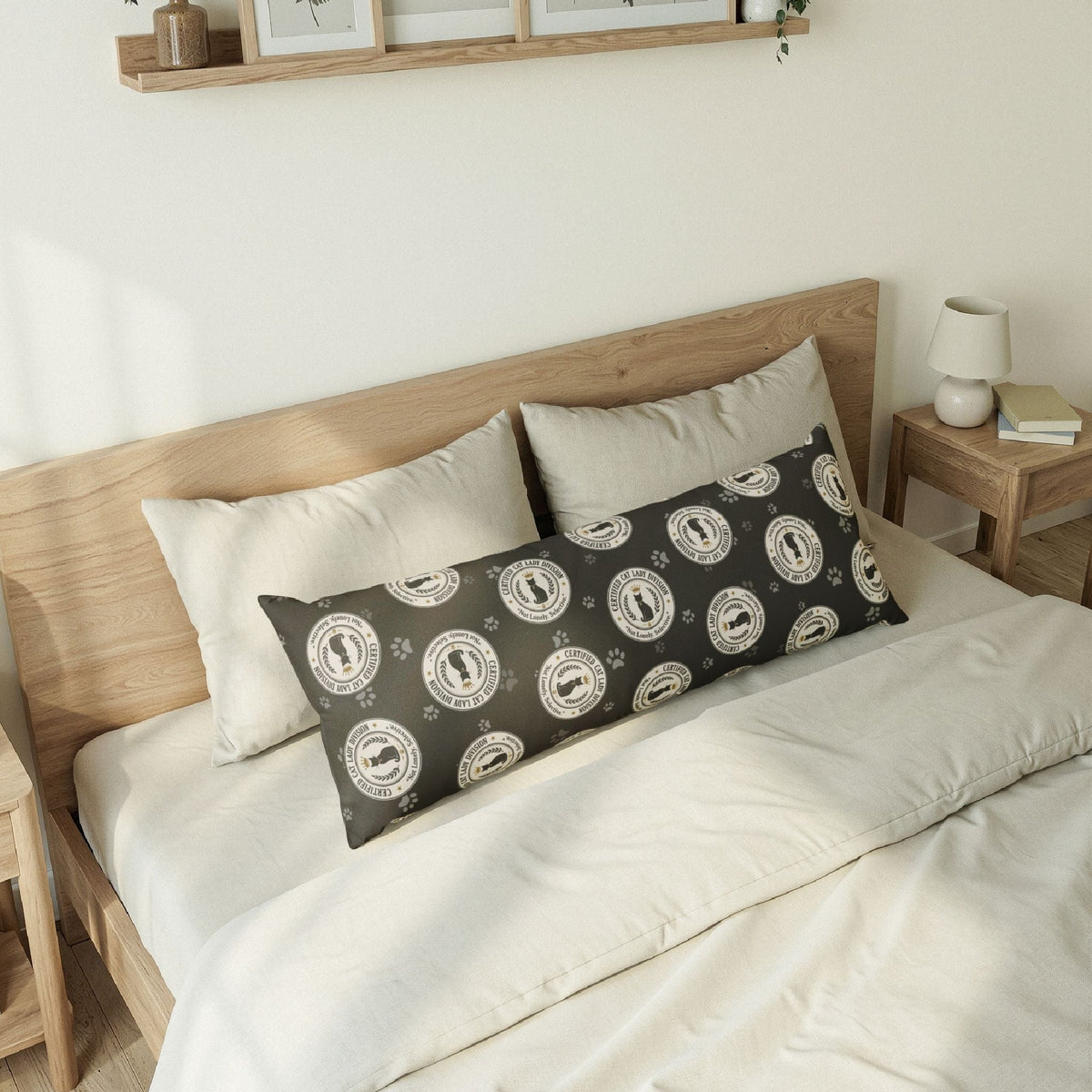 Certified Cat Lady Division Body Pillow – Not Lonely Just Selective - Decor, Pillows, Body - EpiAl's Shop