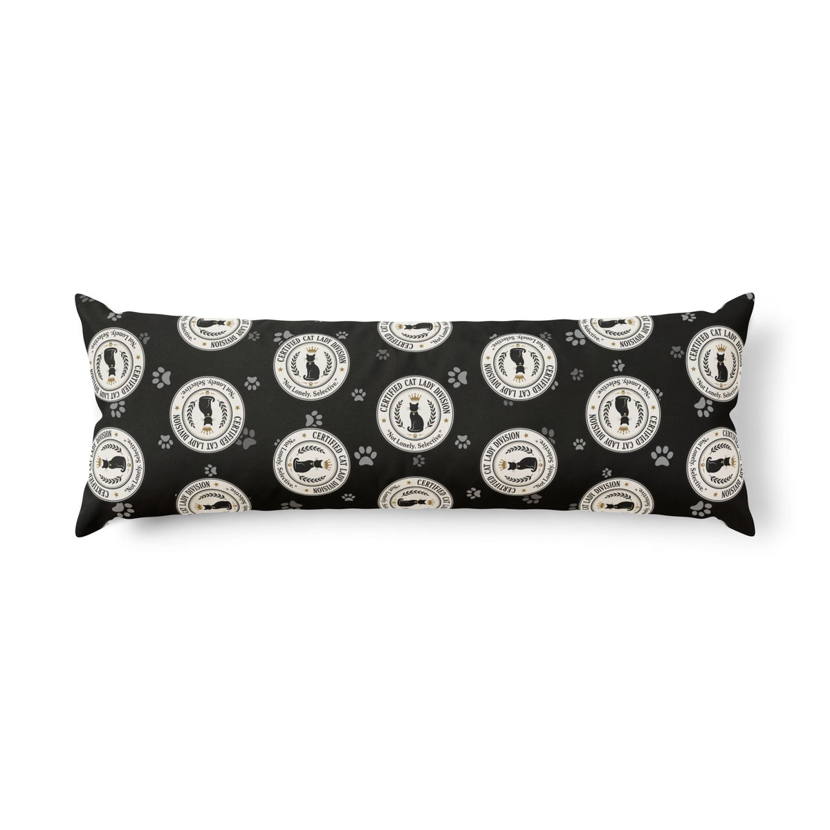 Certified Cat Lady Division Body Pillow – Not Lonely Just Selective - Decor, Pillows, Body - EpiAl's Shop