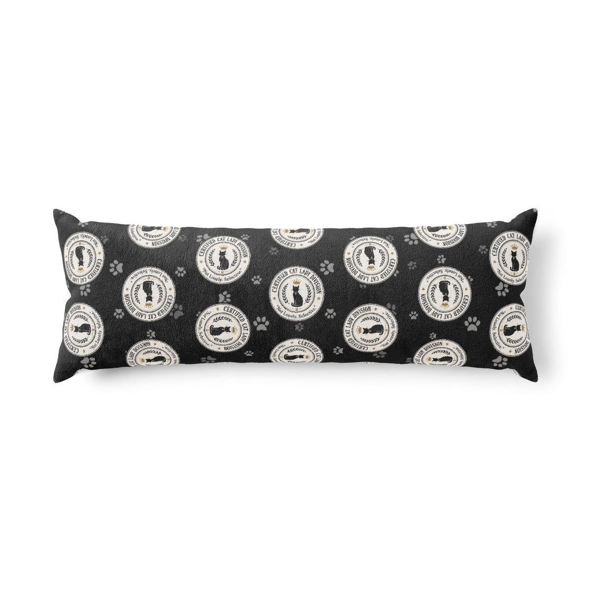 Certified Cat Lady Division Body Pillow – Not Lonely Just Selective - Decor, Pillows, Body - EpiAl's Shop