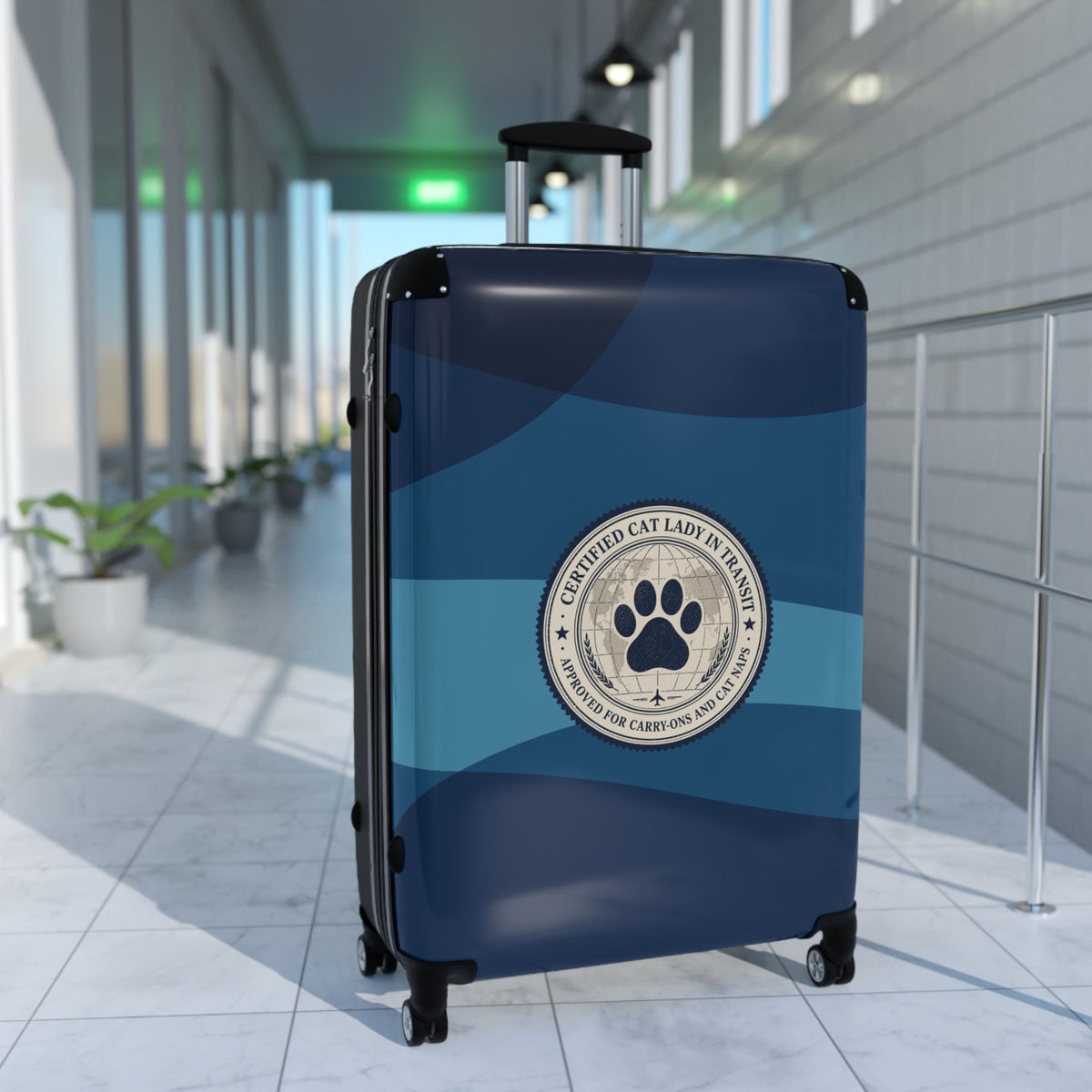 Certified Cat Lady in Transit – Hard-Shell Suitcase - Bags, Suitcases - EpiAl's Shop