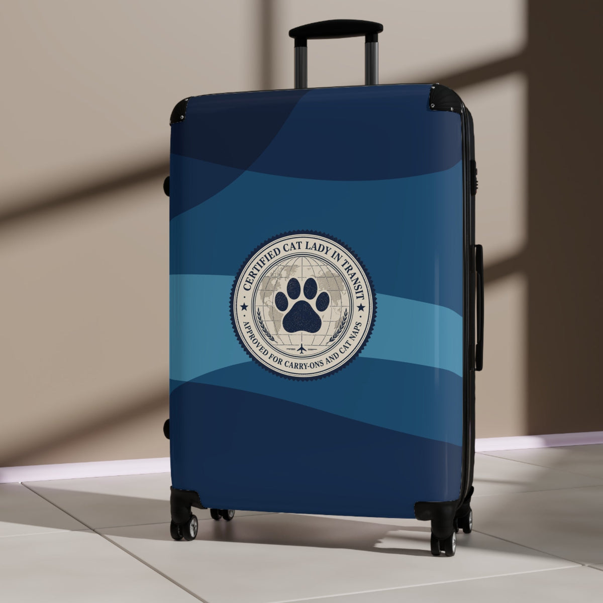 Certified Cat Lady in Transit – Hard-Shell Suitcase - Bags, Suitcases - EpiAl's Shop