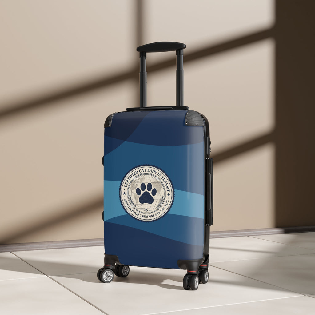Certified Cat Lady in Transit – Hard-Shell Suitcase - Bags, Suitcases - EpiAl's Shop
