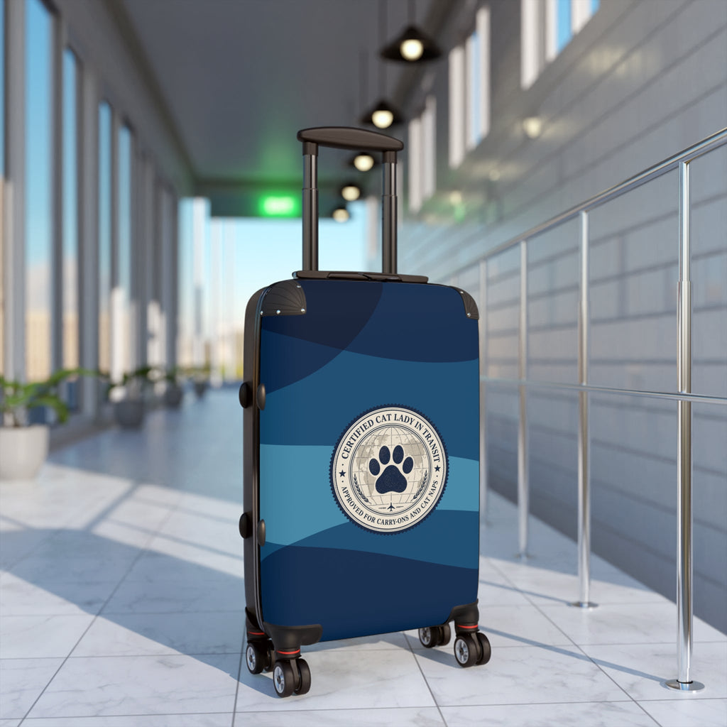 Certified Cat Lady in Transit – Hard-Shell Suitcase - Bags, Suitcases - EpiAl's Shop