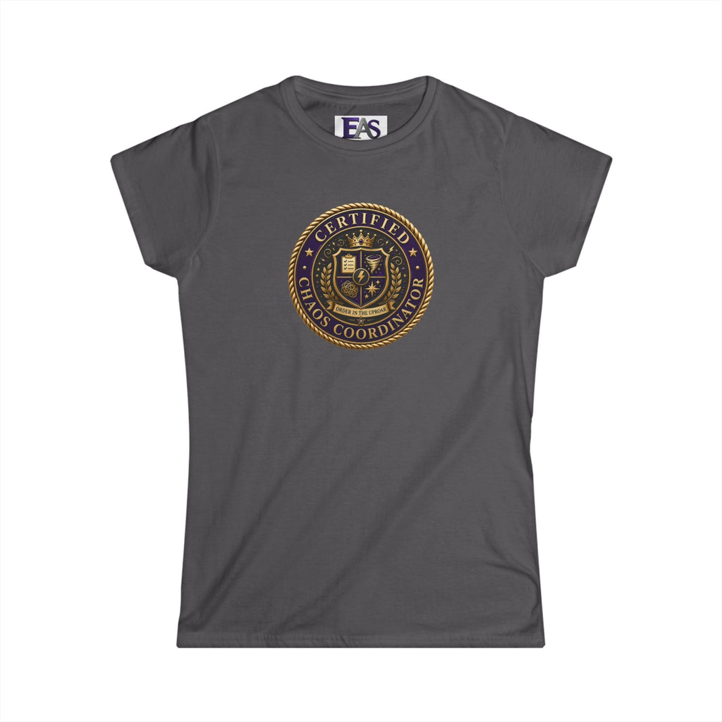 Certified Chaos Coordinator Women’s Softstyle T-Shirt - Clothing, Women, T-Shirts - EpiAl's Shop