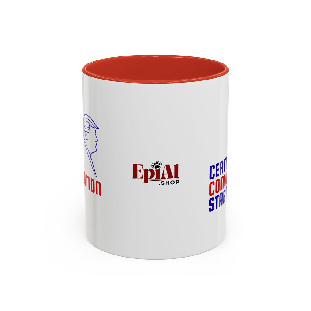Certified Conversation Starter Mug | Political Parody Coffee Cup - Drinkware, Coffee Mugs - EpiAl's Shop